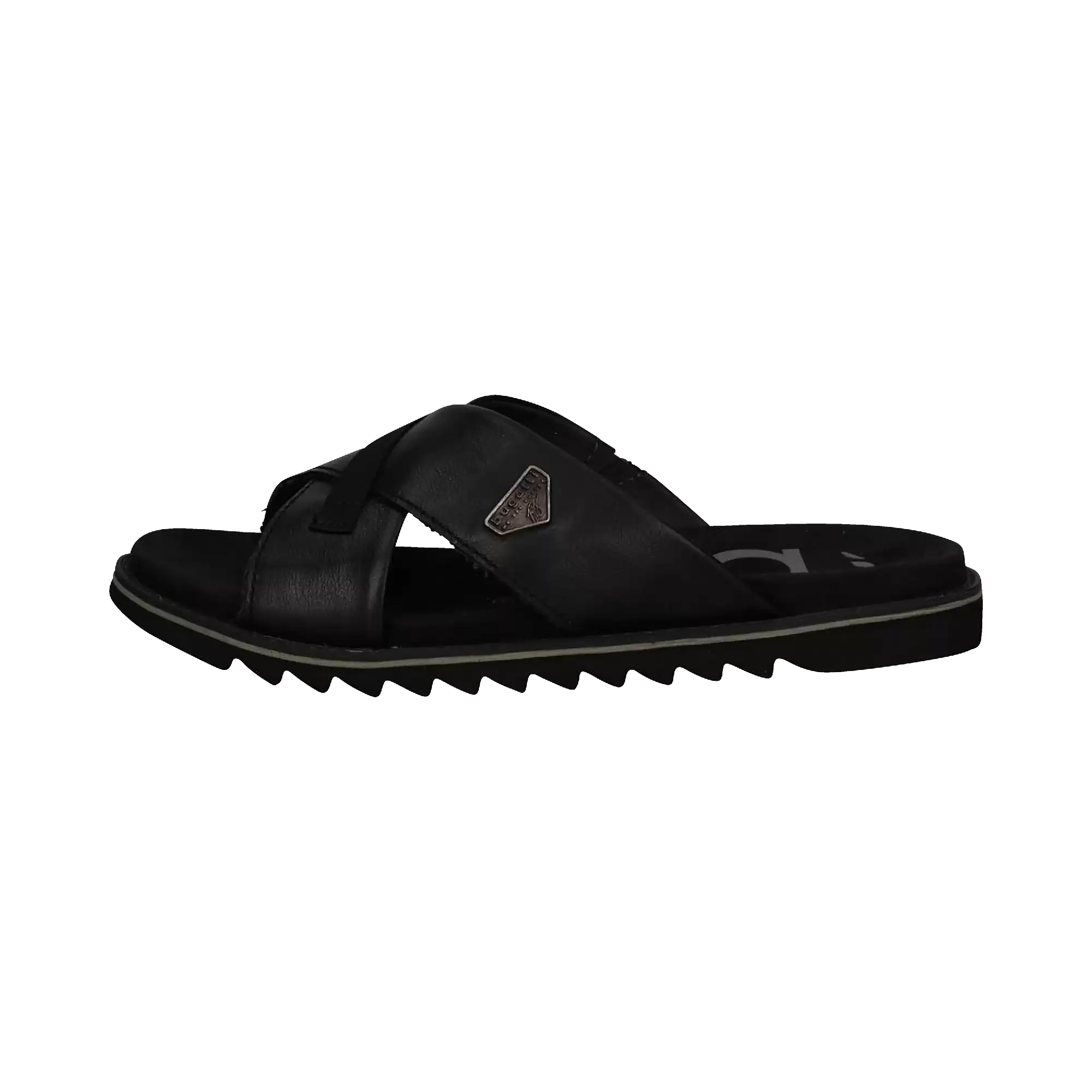 Sandals With EVA deep-profile sole for maximum comfort in black - View: Bust front