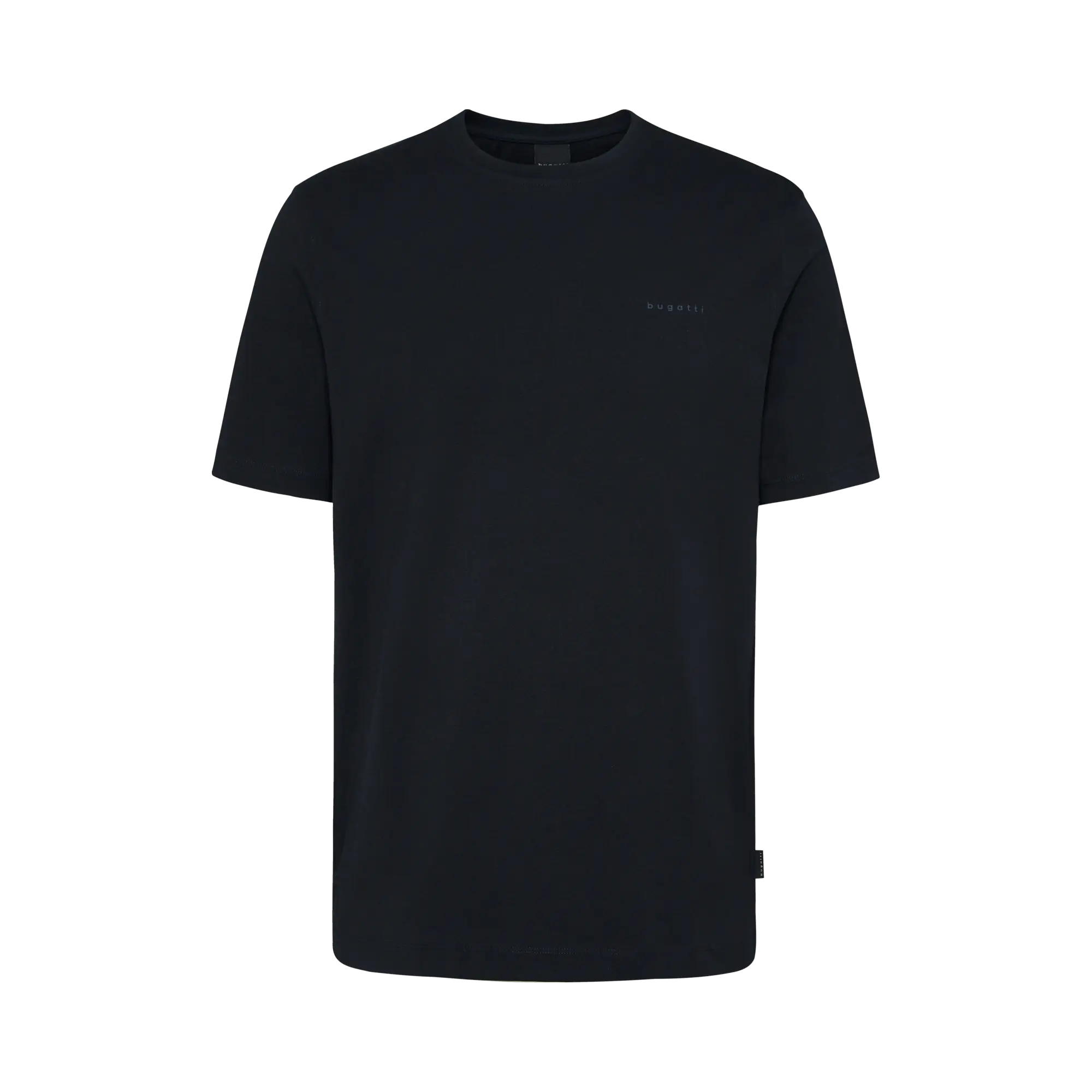 T-Shirt mit moderner Passform in marine - Ansicht: Büste Front
