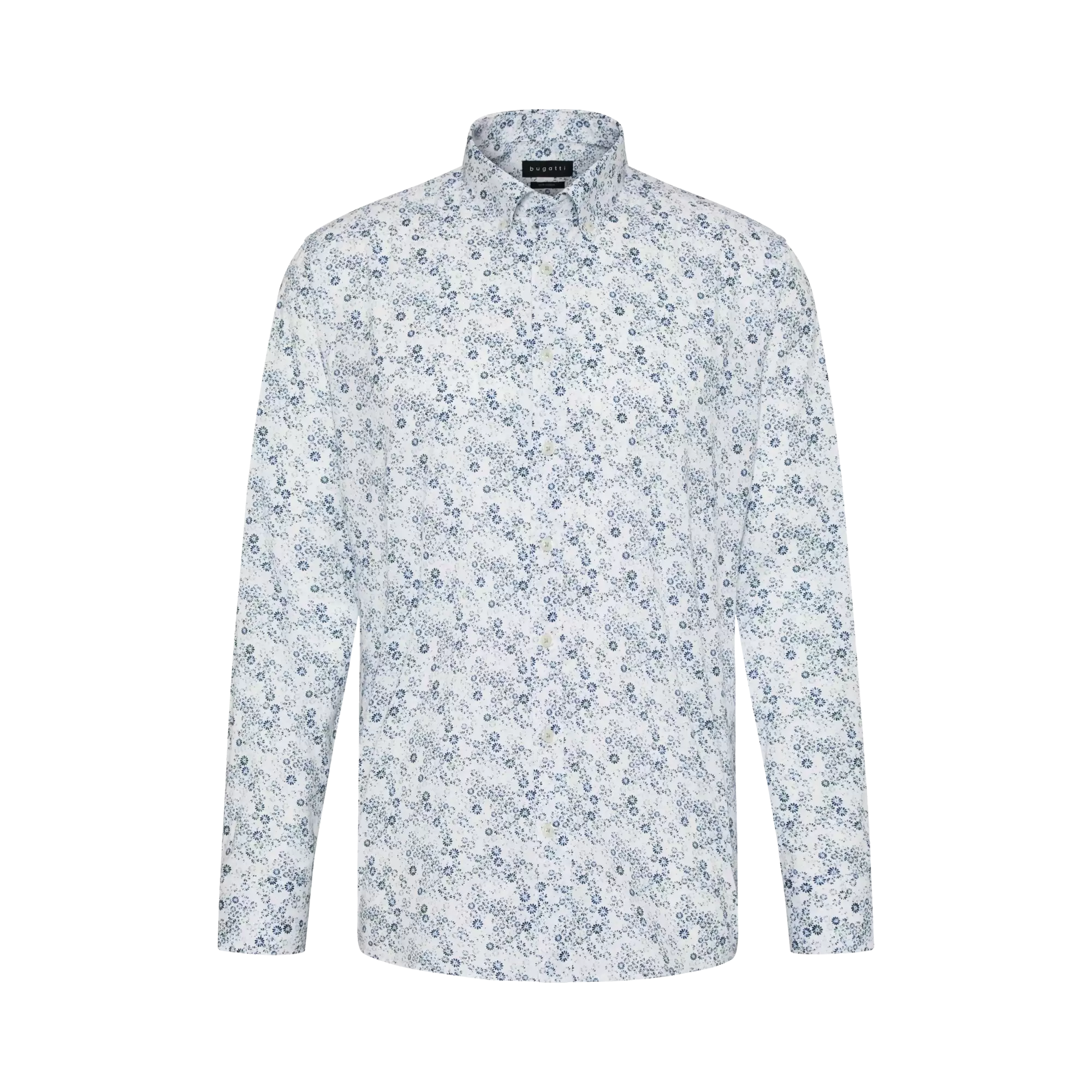 Casual shirt with floral print in mint - View: Bust front