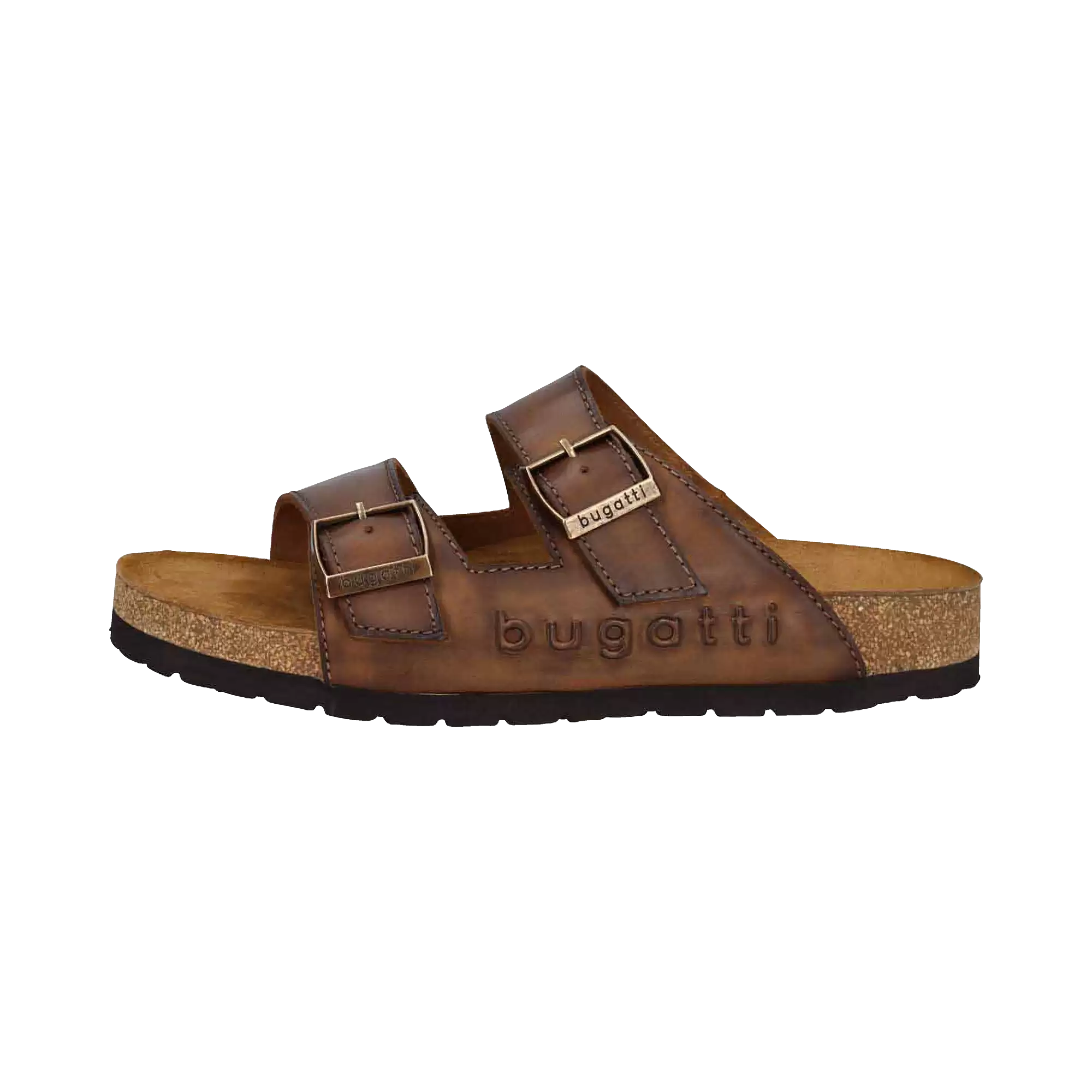 Sandals in a distressed look in brown - View: Bust front