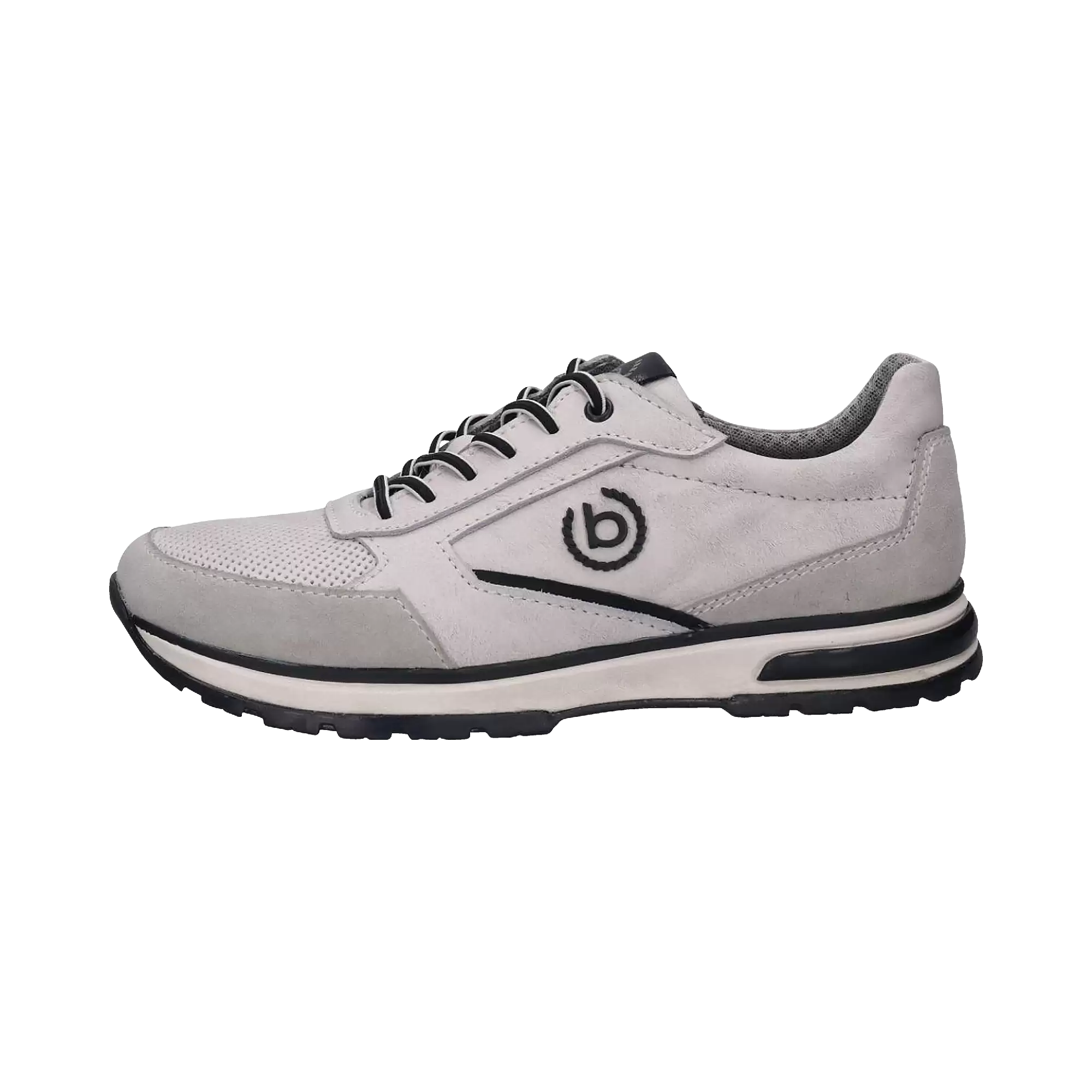 Trainers in a sporty look in ecru - View: Bust front
