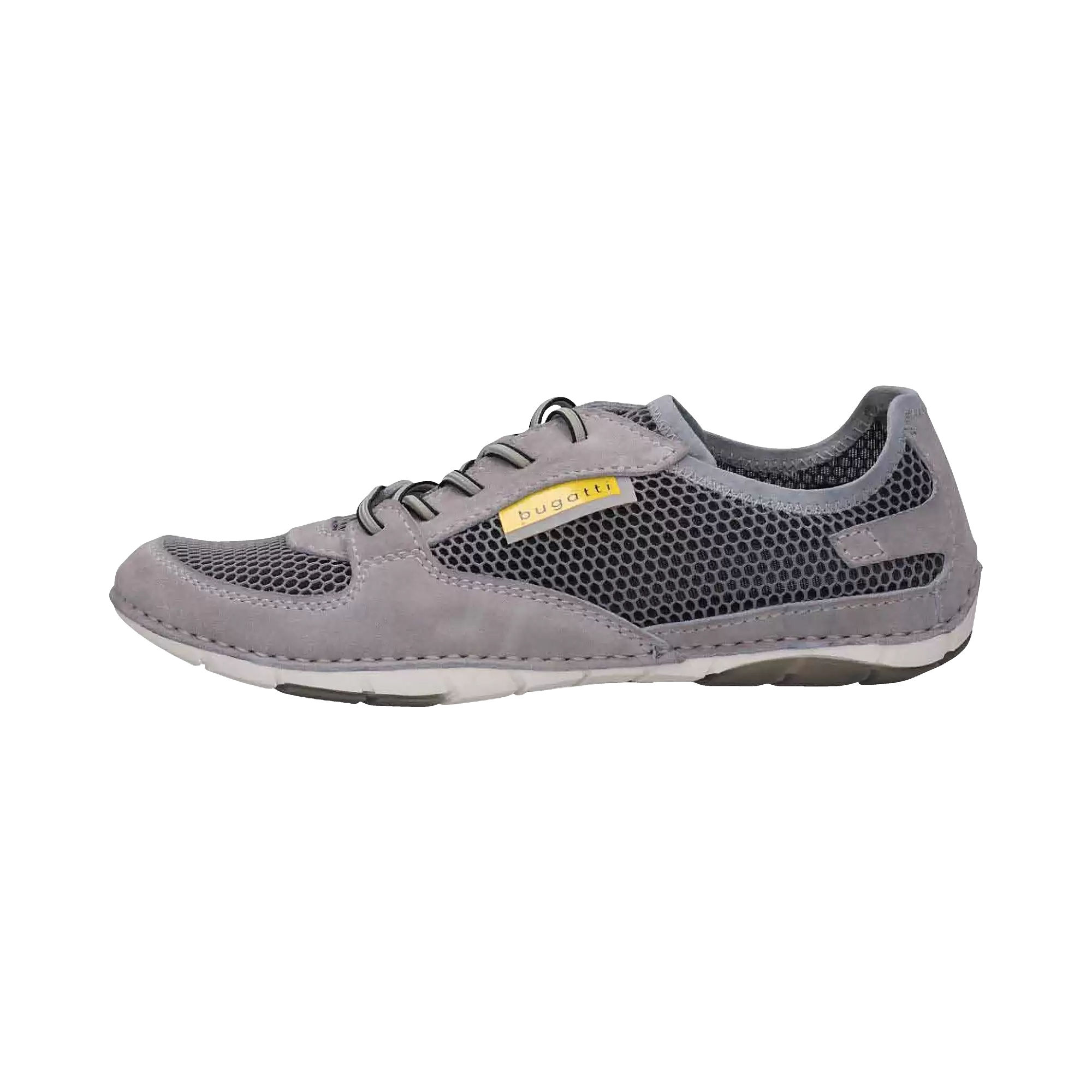 Lace-ups with sporty soles in grey - View: Bust front