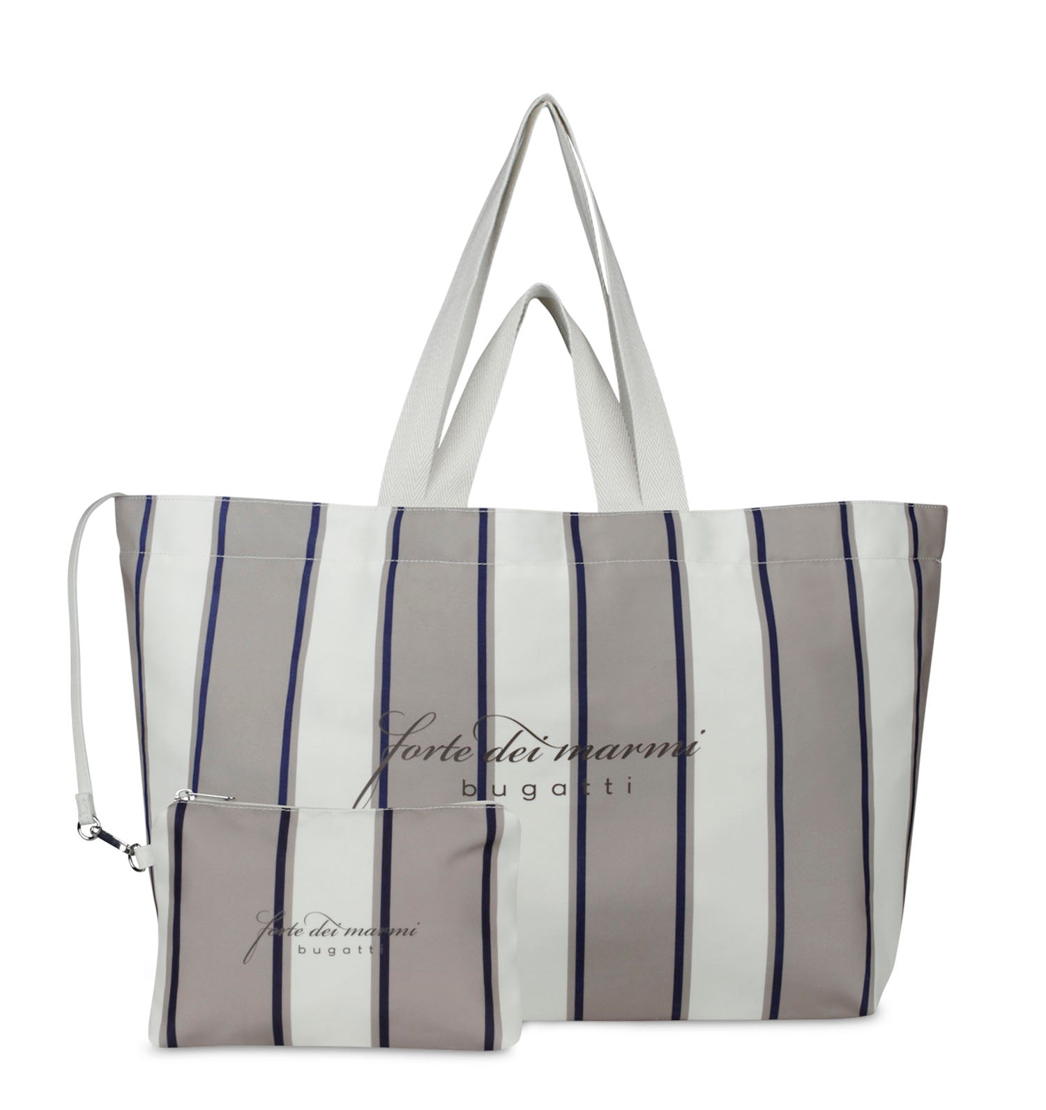 Tote Bag im maritimen Design in ecru