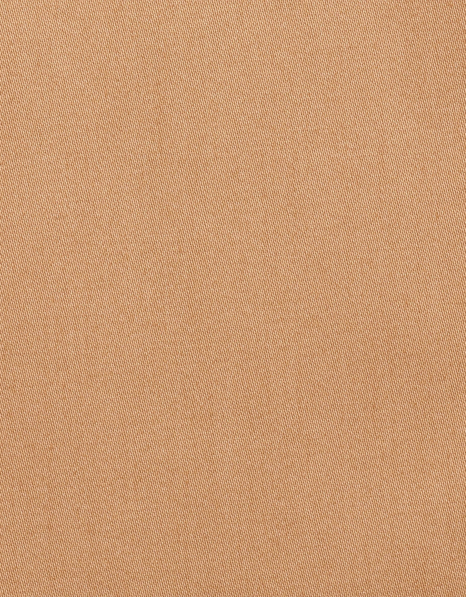 Beiger Stoff mit feiner Webstruktur, Detailaufnahme.