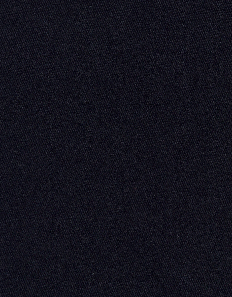 Dunkelblauer Stoff mit feiner Textur und diagonalem Muster, ideal für elegante bugatti Outfits.