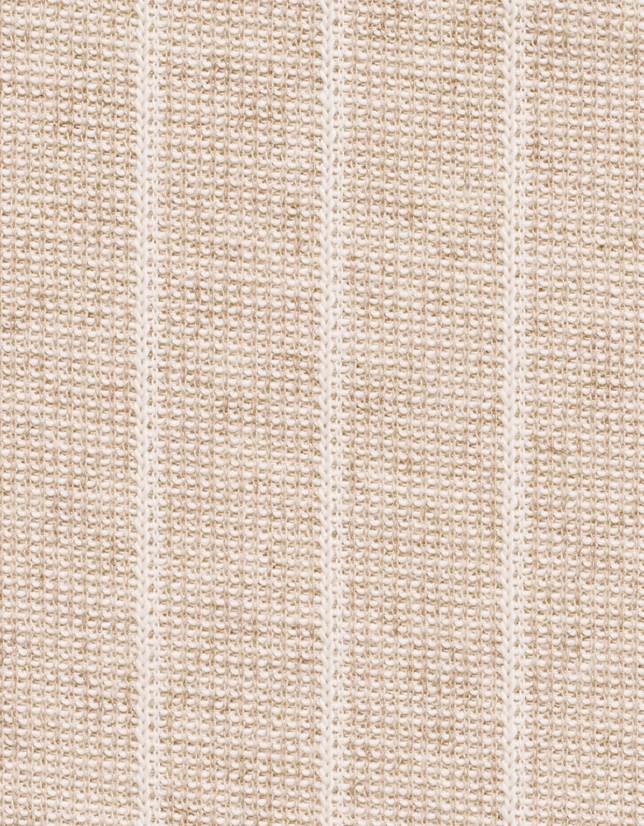 Beigefarbener Stoff mit feinem Strickmuster, Texturdetail, bugatti Stil.