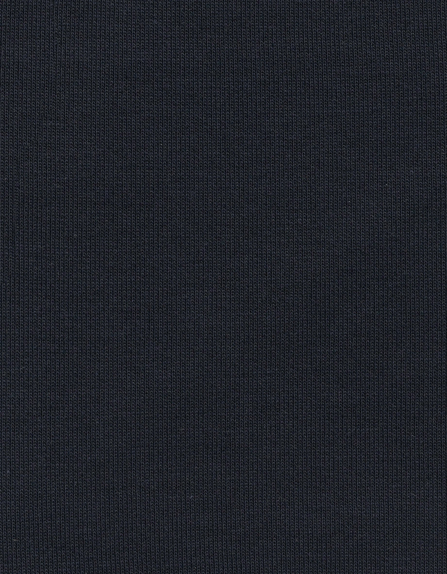 Dunkelblauer Strickstoff mit feiner Textur, ideal für elegante bugatti Pullover und Cardigans.