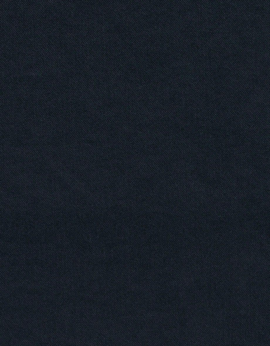 Dunkelblauer Stoff, Detailansicht, Textur sichtbar, für bugatti Mode.