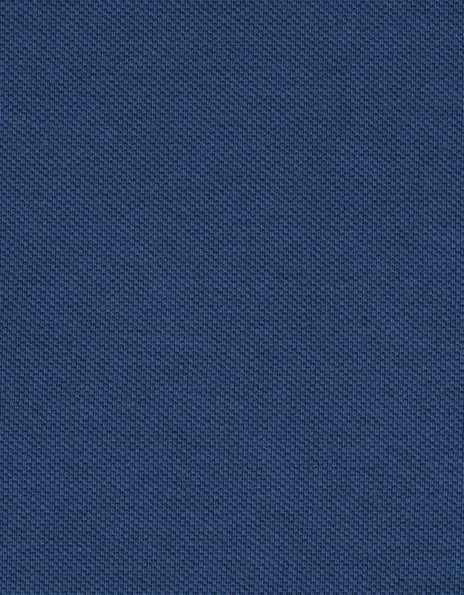 Blauer Stoff mit feiner Webstruktur, ideal für elegante bugatti Outfits.