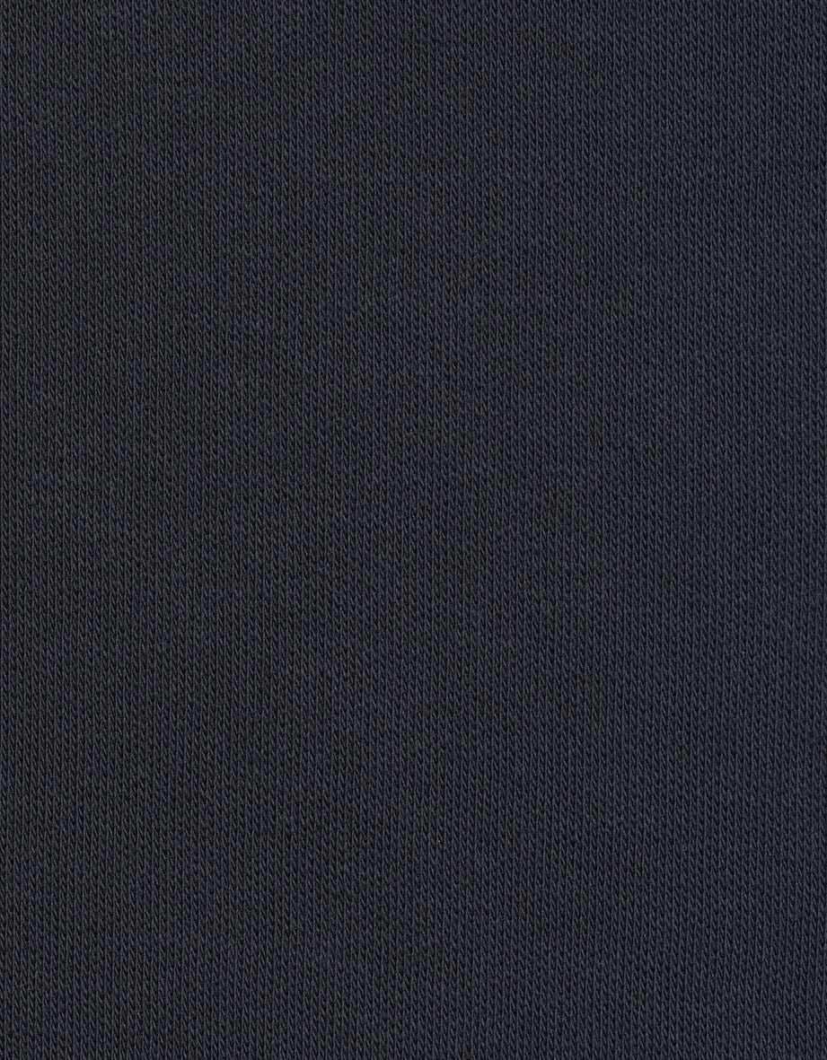 Dunkelblauer Stoff, Strukturstrickmuster, Nahaufnahme.