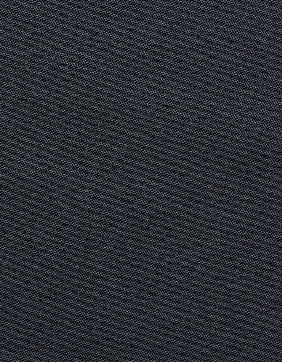 Einfarbig dunkelblauer Stoff, texturiert, ideal für bugatti Outfits.