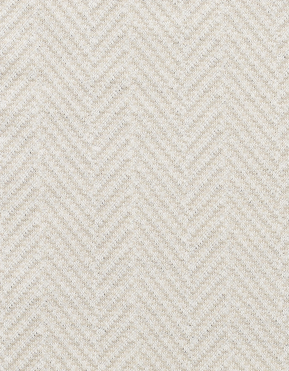 Beige zigzag pattern fabric, perfect for elegant bugatti outfits.
