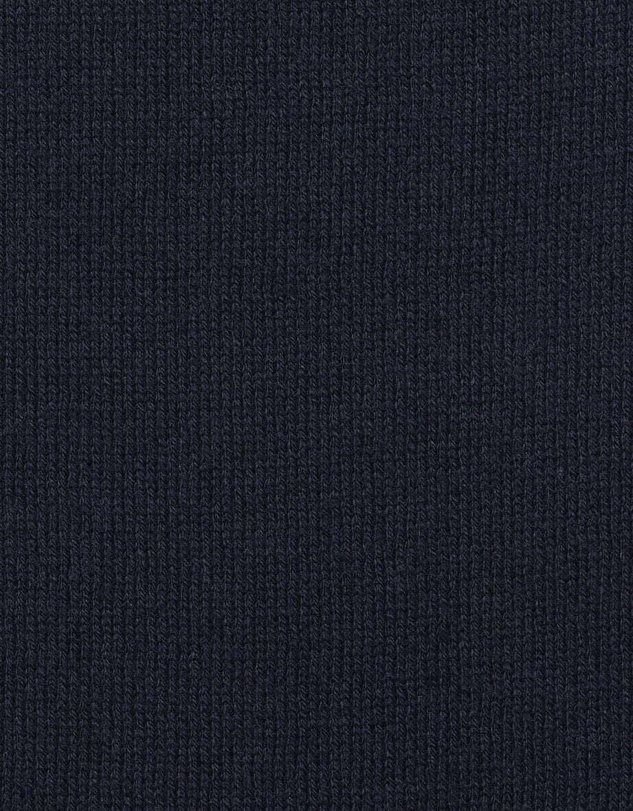 Dark blue textured knit fabric by bugatti, offering timeless elegance and refined style.