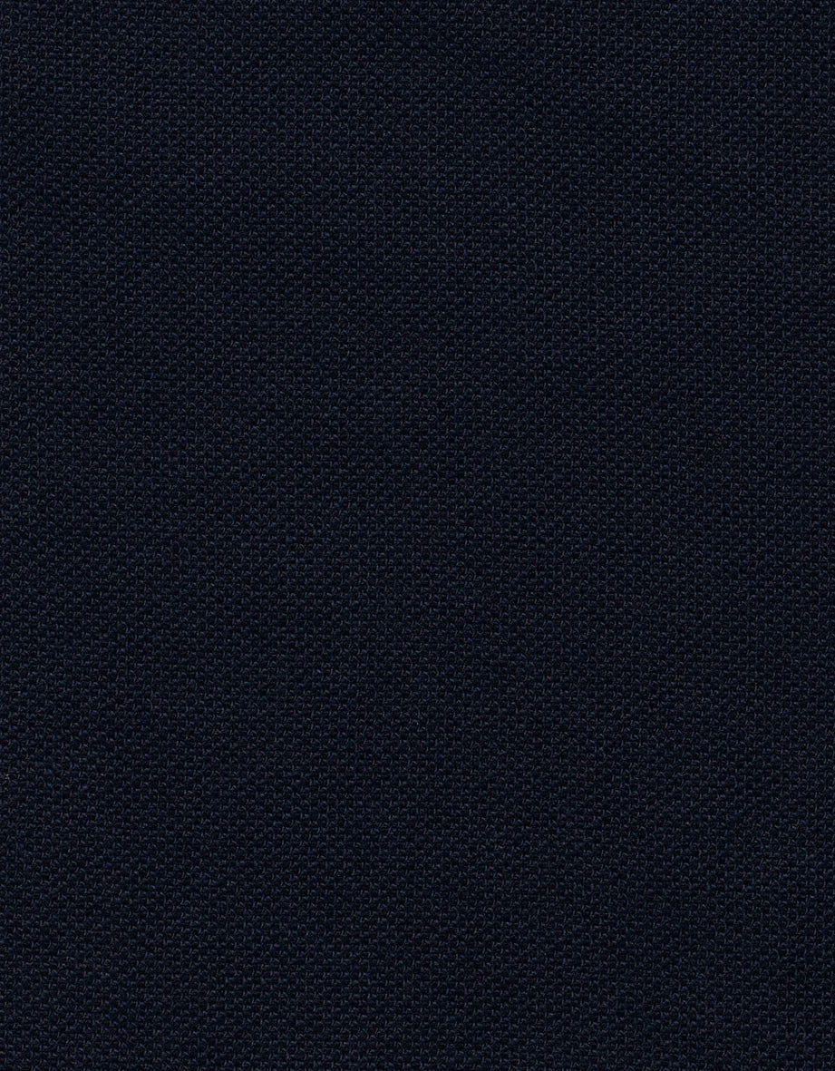Dunkelblauer Stoff mit feiner Webstruktur, ideal für elegante bugatti-Outfits, inspiriert von italienischem Stil.