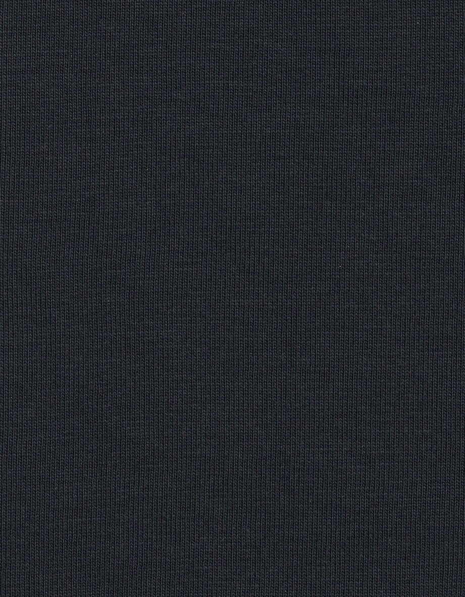 Dunkelblauer Strickstoff mit feiner, gleichmäßiger Struktur, ideal für bugatti Outfits.