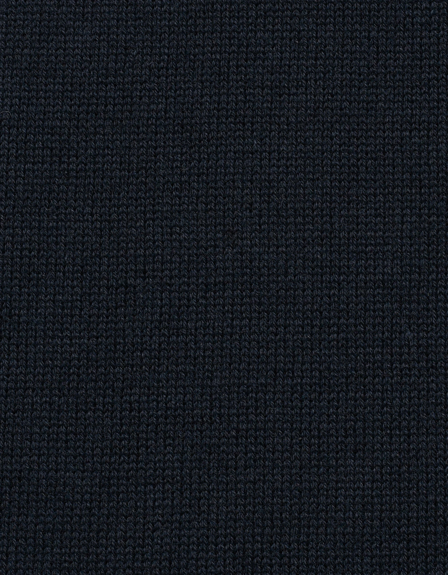Braune gesteppte bugatti Jacke mit dunkelblauem Kragen, Büstenbild.