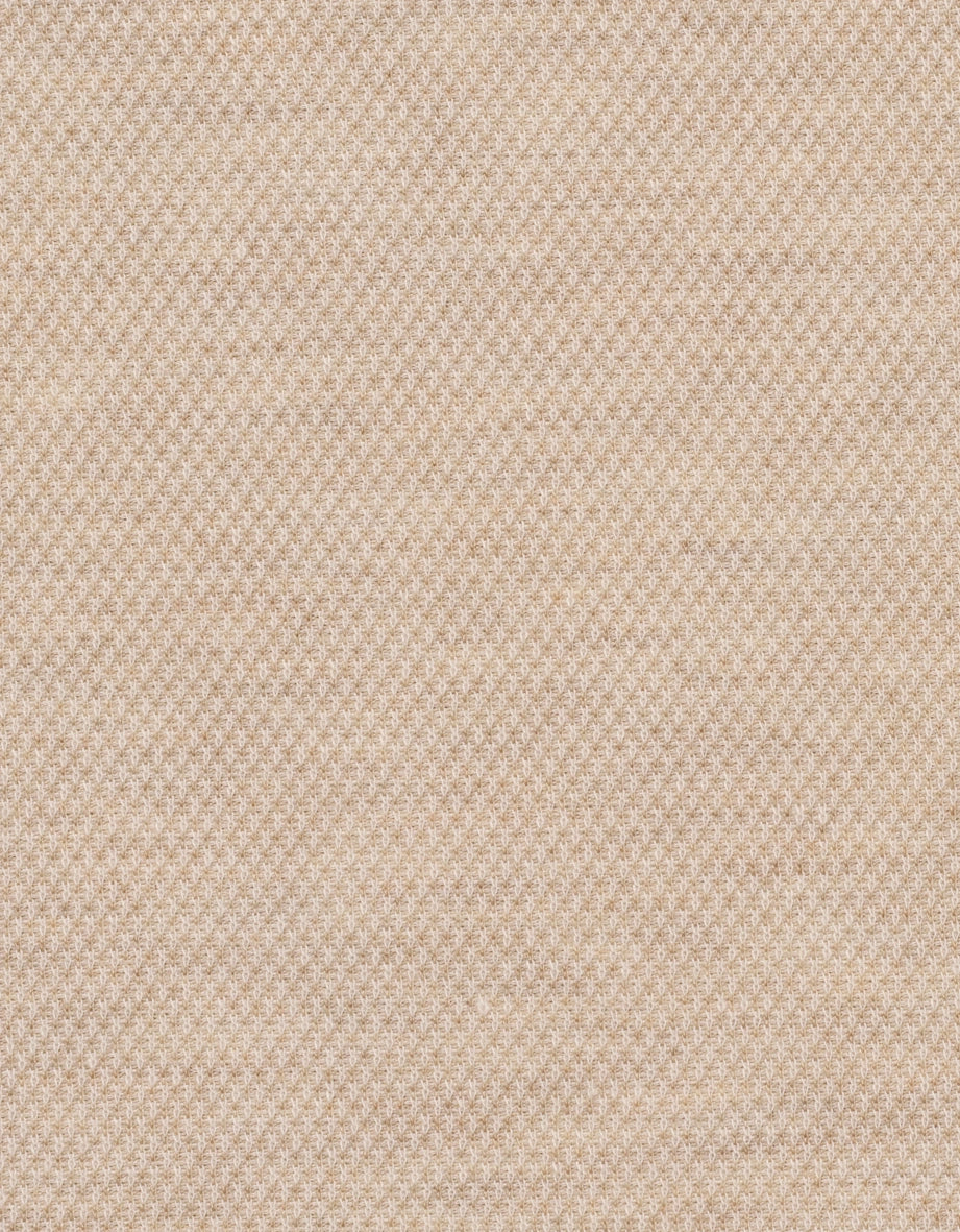 Beige Stoff mit feiner Textur, Detailaufnahme für bugatti Mode.