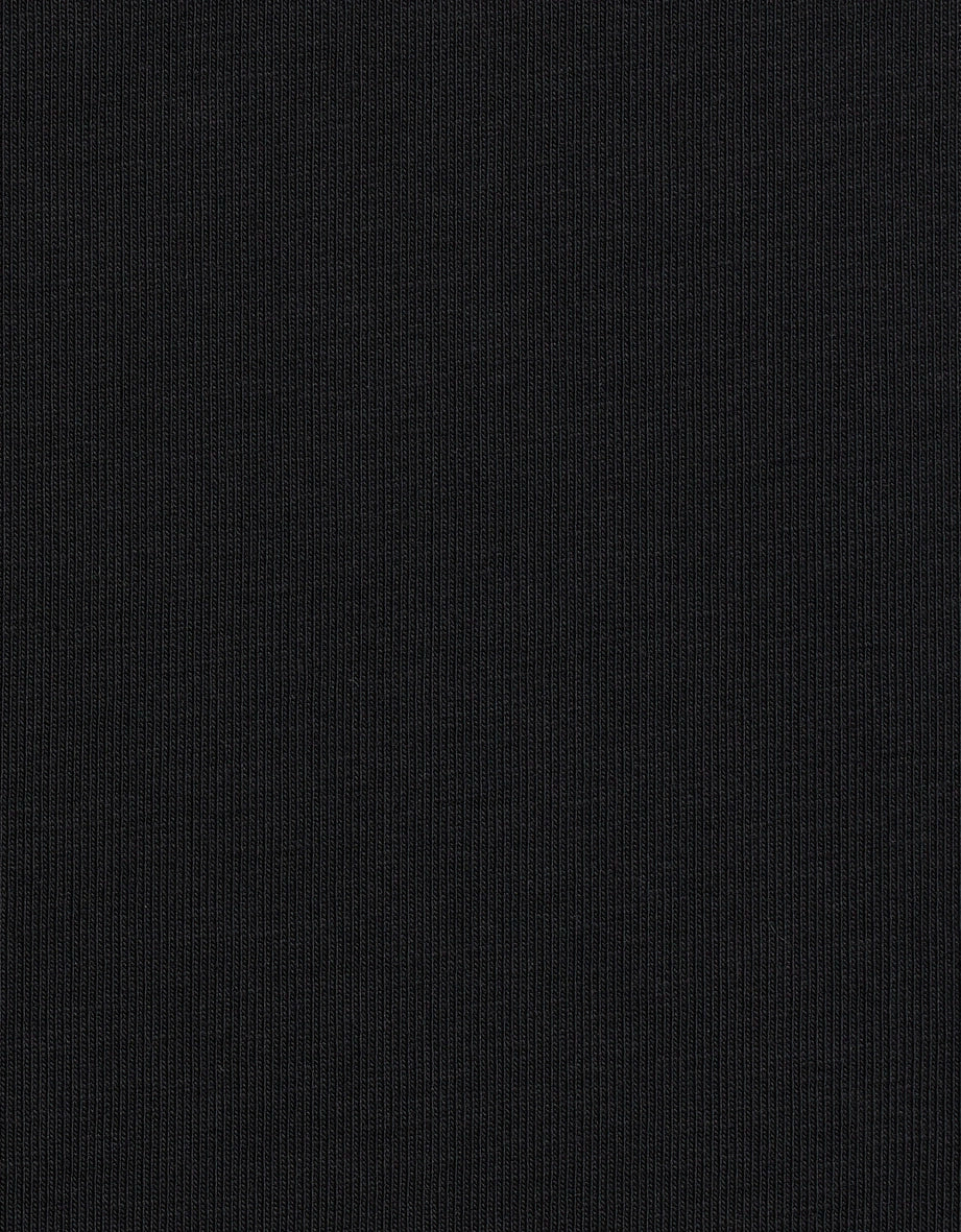 Schwarzer Stoff mit feiner Strickstruktur von bugatti, ideal für zeitlose Eleganz und Vielseitigkeit.