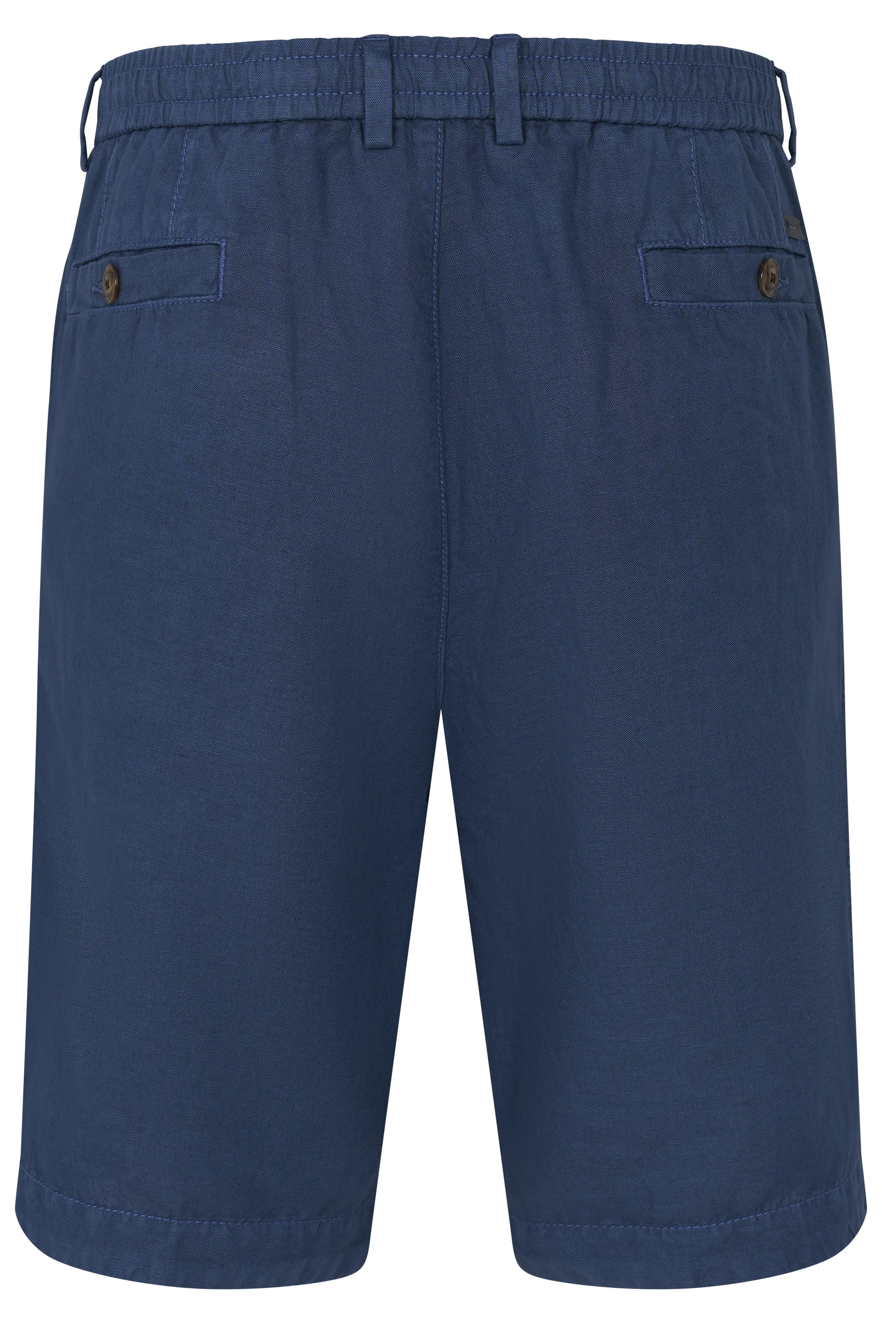 bugatti blaue Shorts mit Kordelzug, legeres Büstenbild, ideal für entspannte Sommermomente.