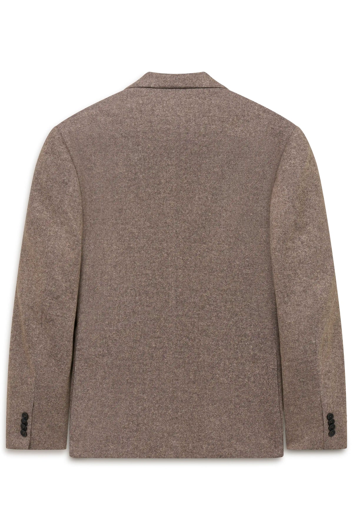 Brauner bugatti Blazer aus Tweed, klassische Rückansicht, perfekte Wahl für eleganten Stil.
