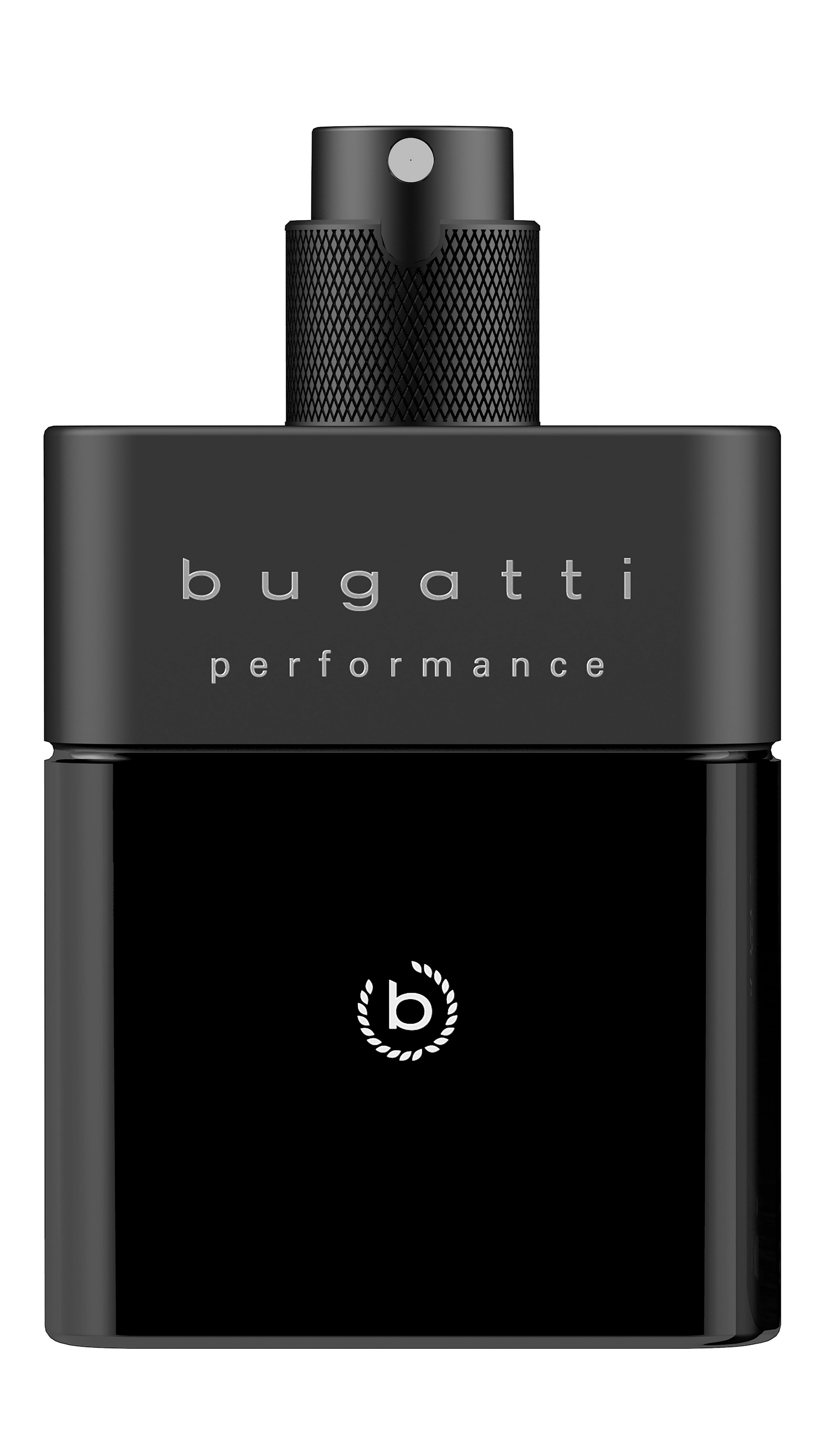 Perfume Flakon "bugatti performance" in elegantem Schwarz.