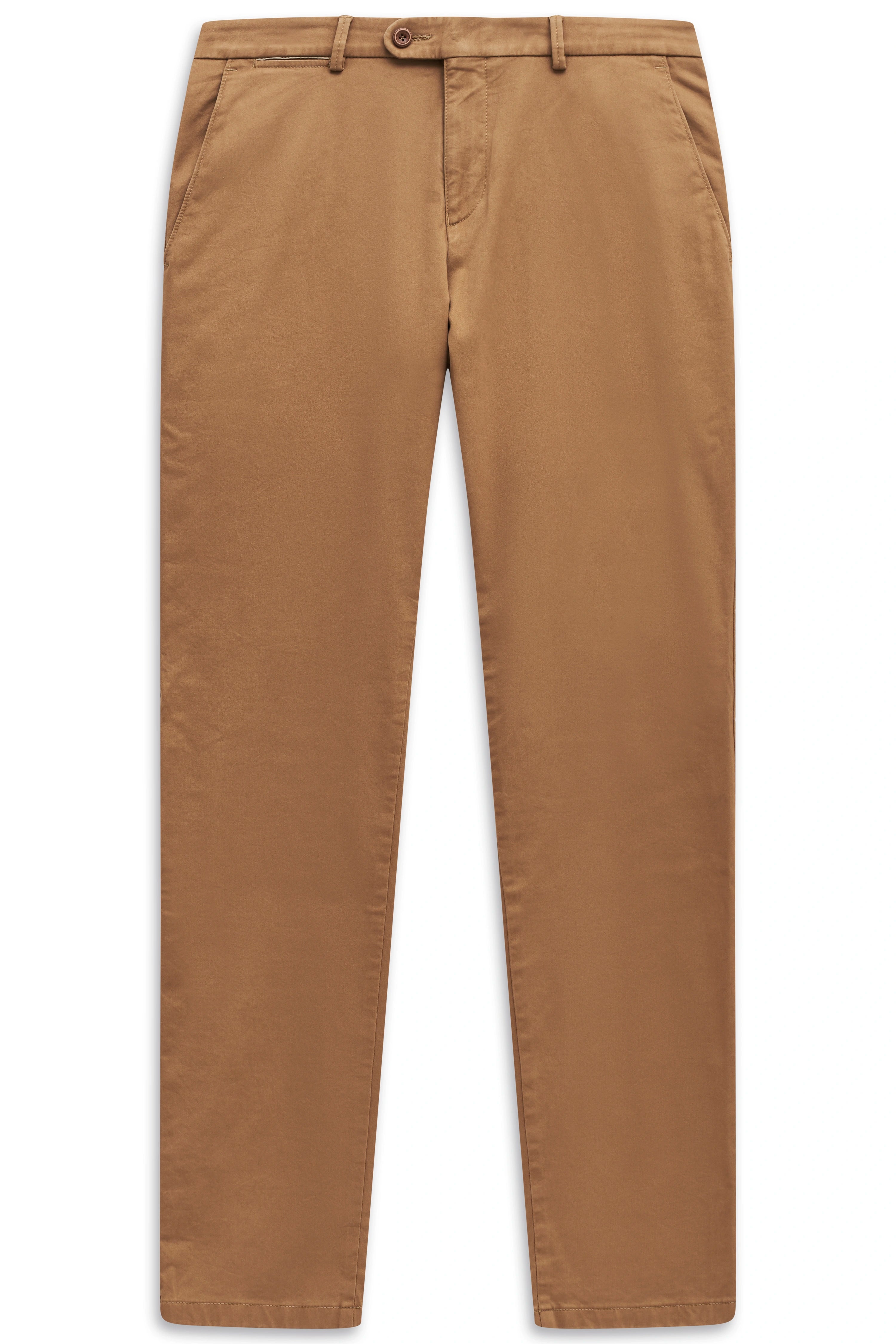 Chinohose in Camel, Büstenbild. Eleganter Stil von bugatti, perfekt für zeitlose Looks.