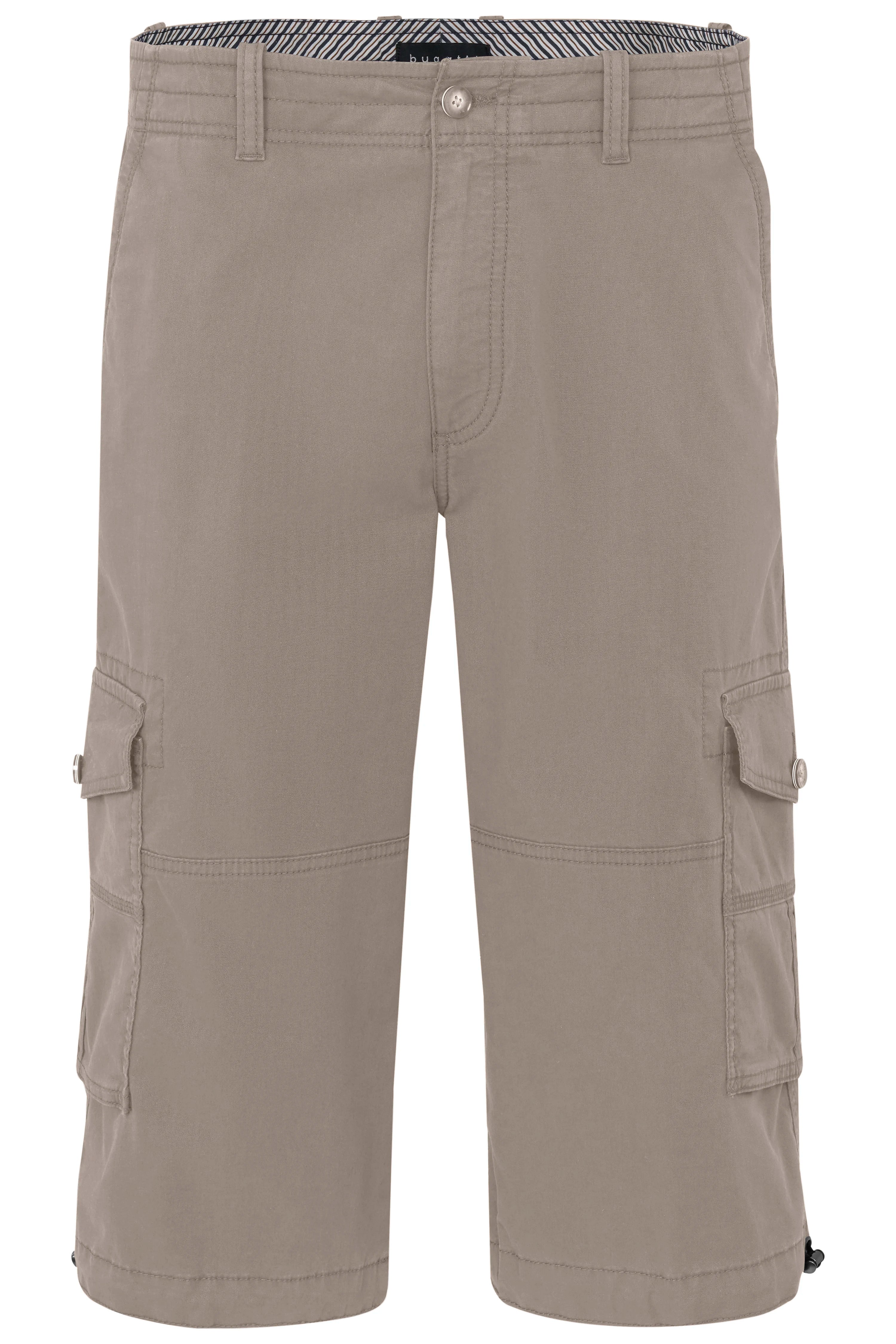 Beige bugatti Cargo-Shorts, leger, Büstenbild.