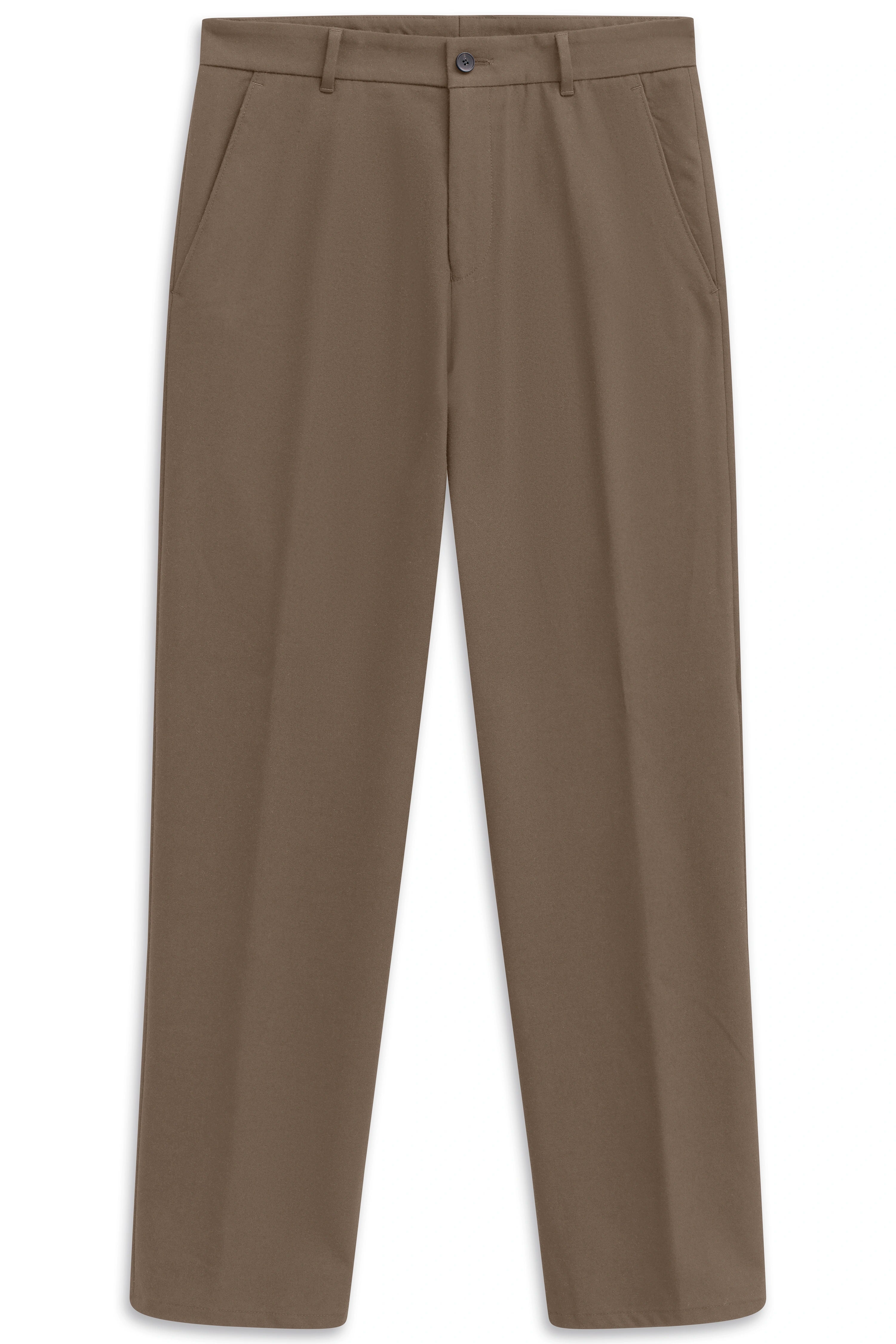 Braune bugatti Stoffhose, legeres Büstenbild, elegantes Design.