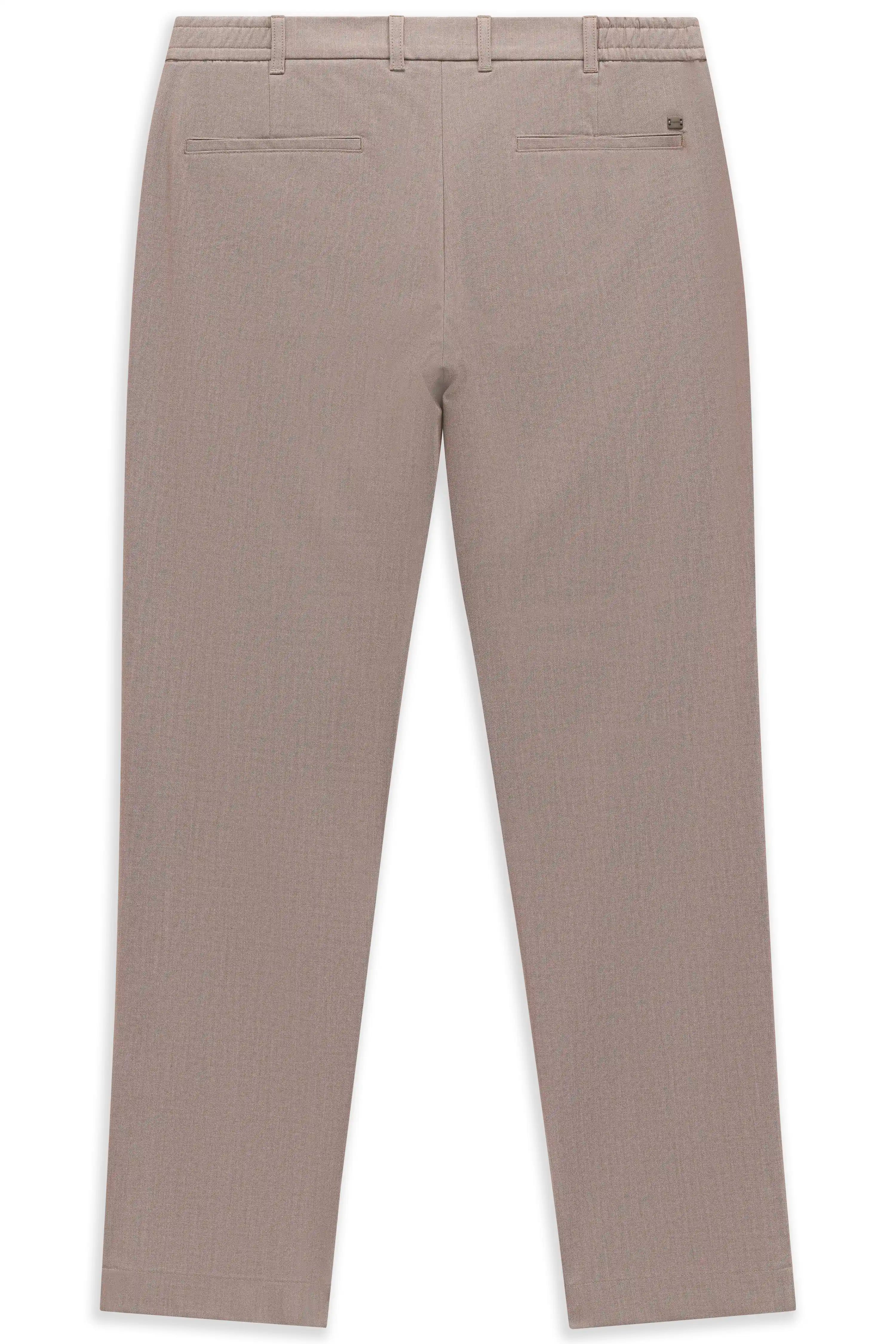 Beige bugatti Hose, Büstenbild, klassisches Design, gerader Schnitt.