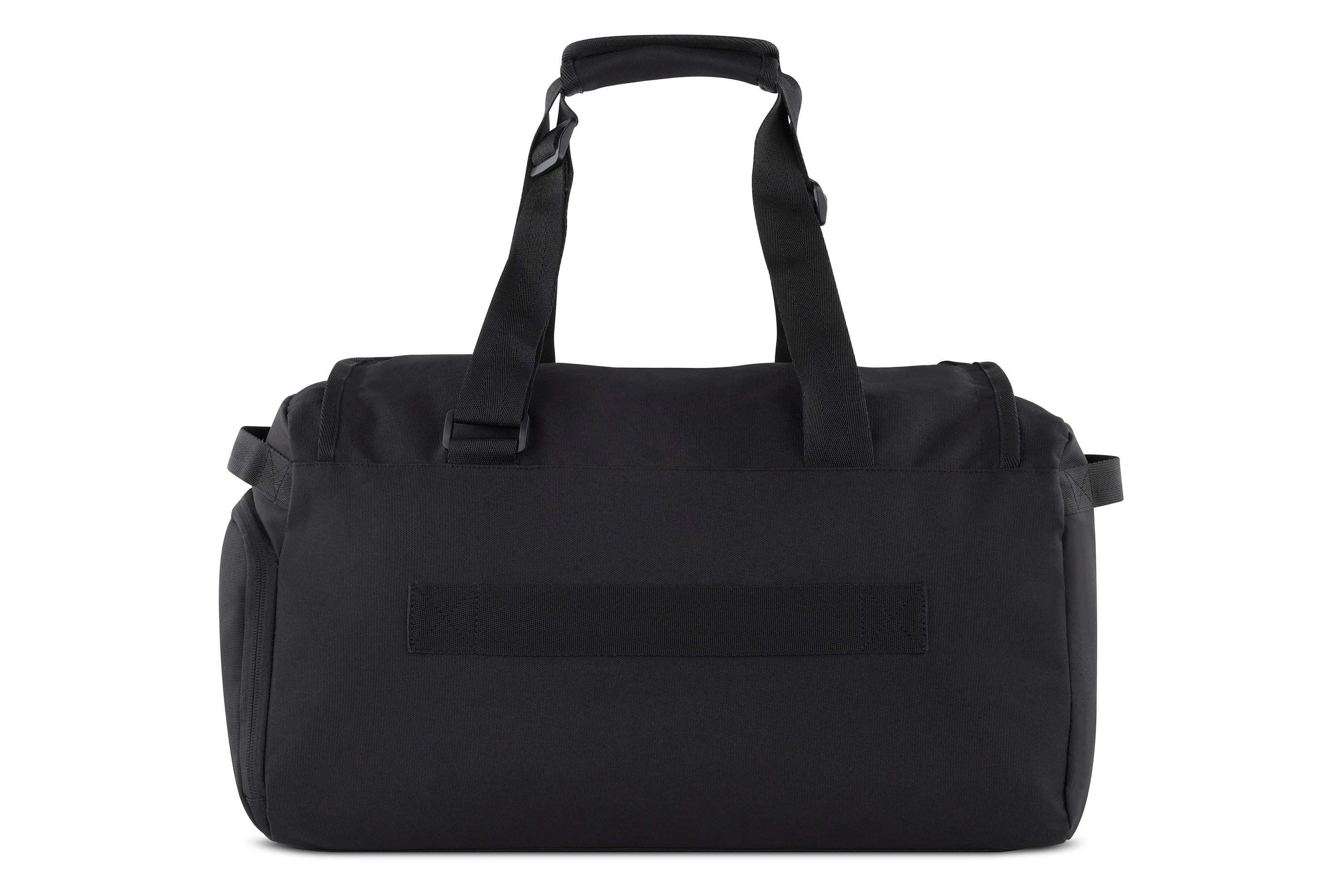 Schwarze bugatti Tasche, robustes Design, ideal für stilvolle Reisen und Alltag.