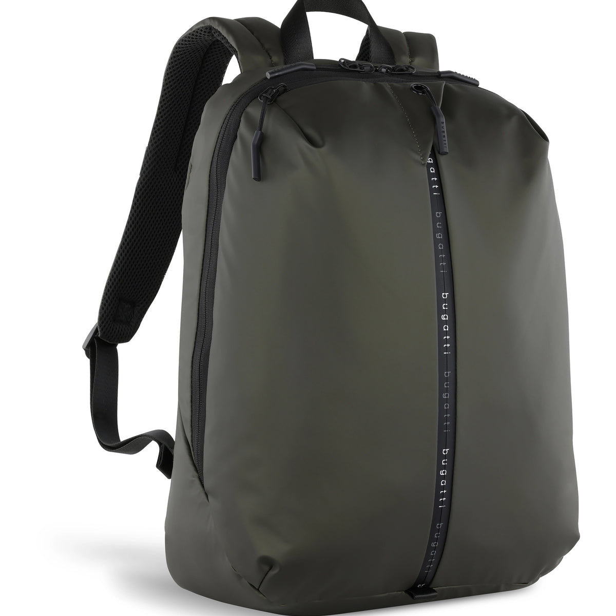 Backpack with padded laptop compartment in olive