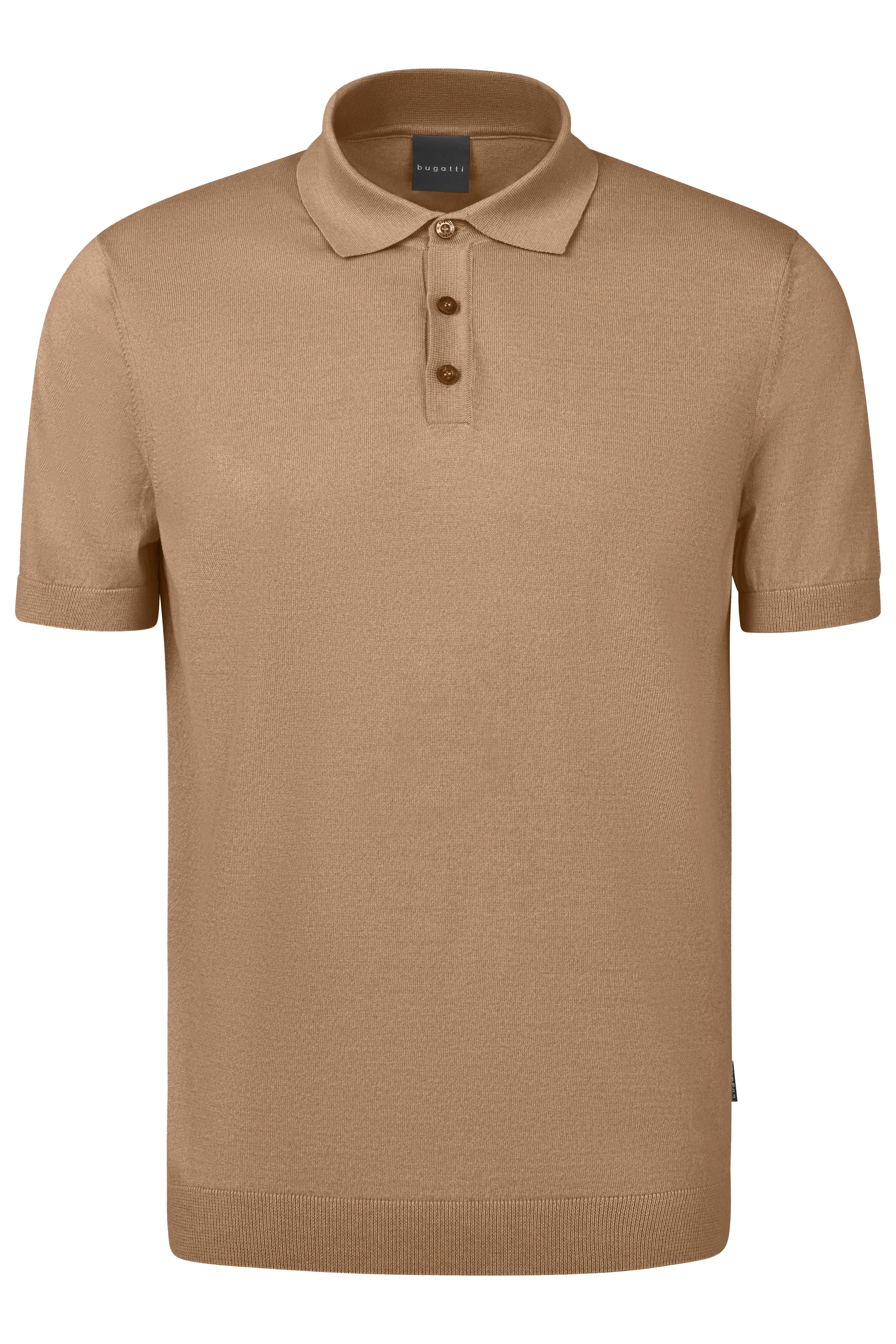 "bugatti beiges Poloshirt, klassischer Stil, Büstenbild"