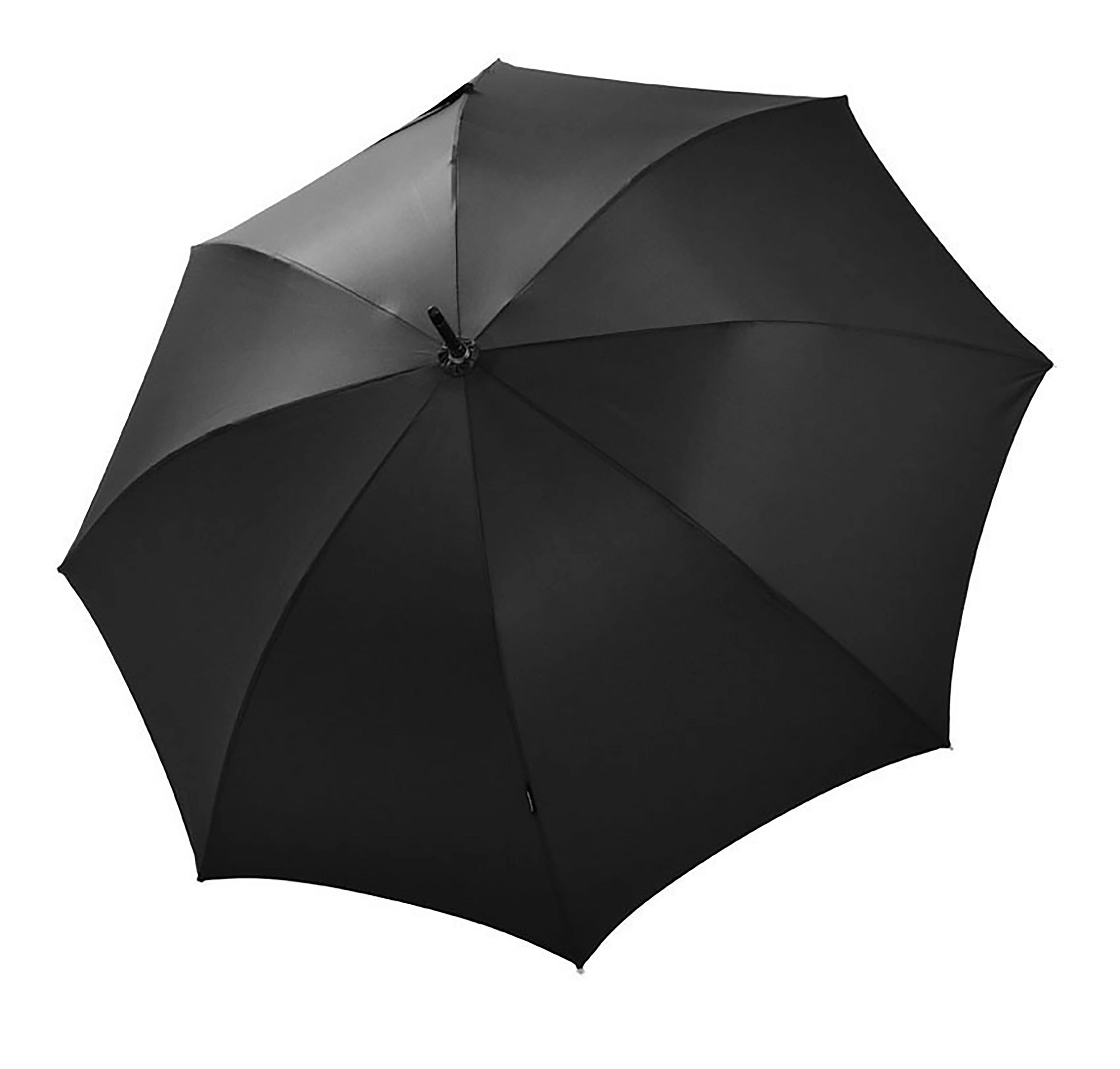 Schwarzer Regenschirm von bugatti, elegant und stilvoll, für einen zeitlosen Look im Alltag.