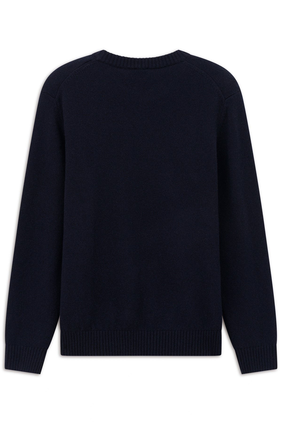 Navy blauer bugatti Pullover, Büstenbild, klassisches Design, zeitlos elegant.