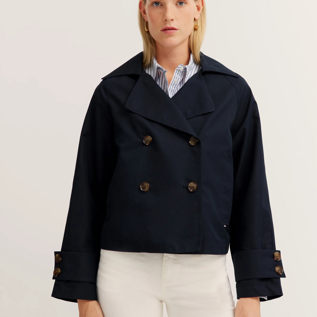Water-repellent jacket in navy | Bugatti