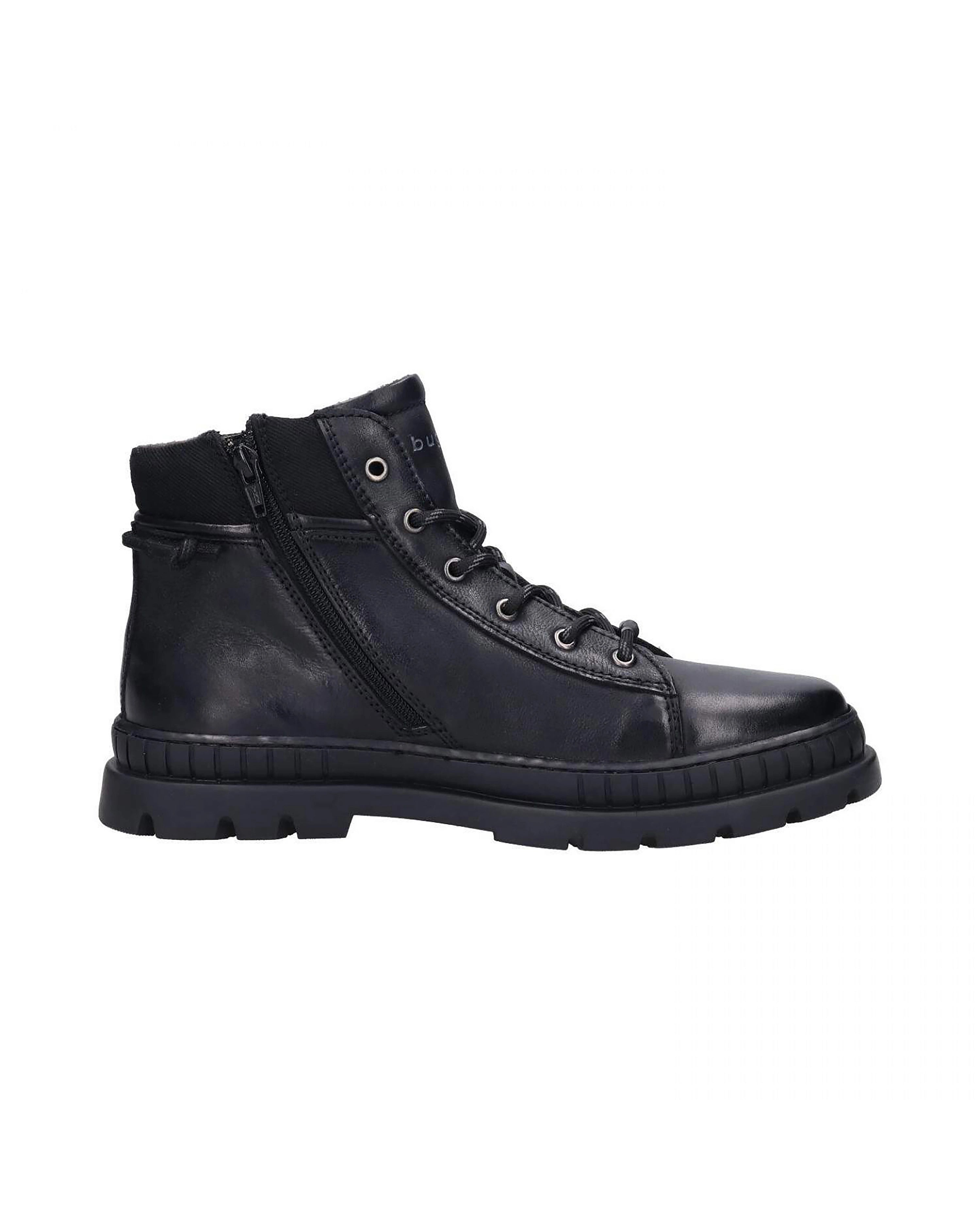 BRUNATIスカジャン Lace-up boots with bugatti logo in black | Bugatti