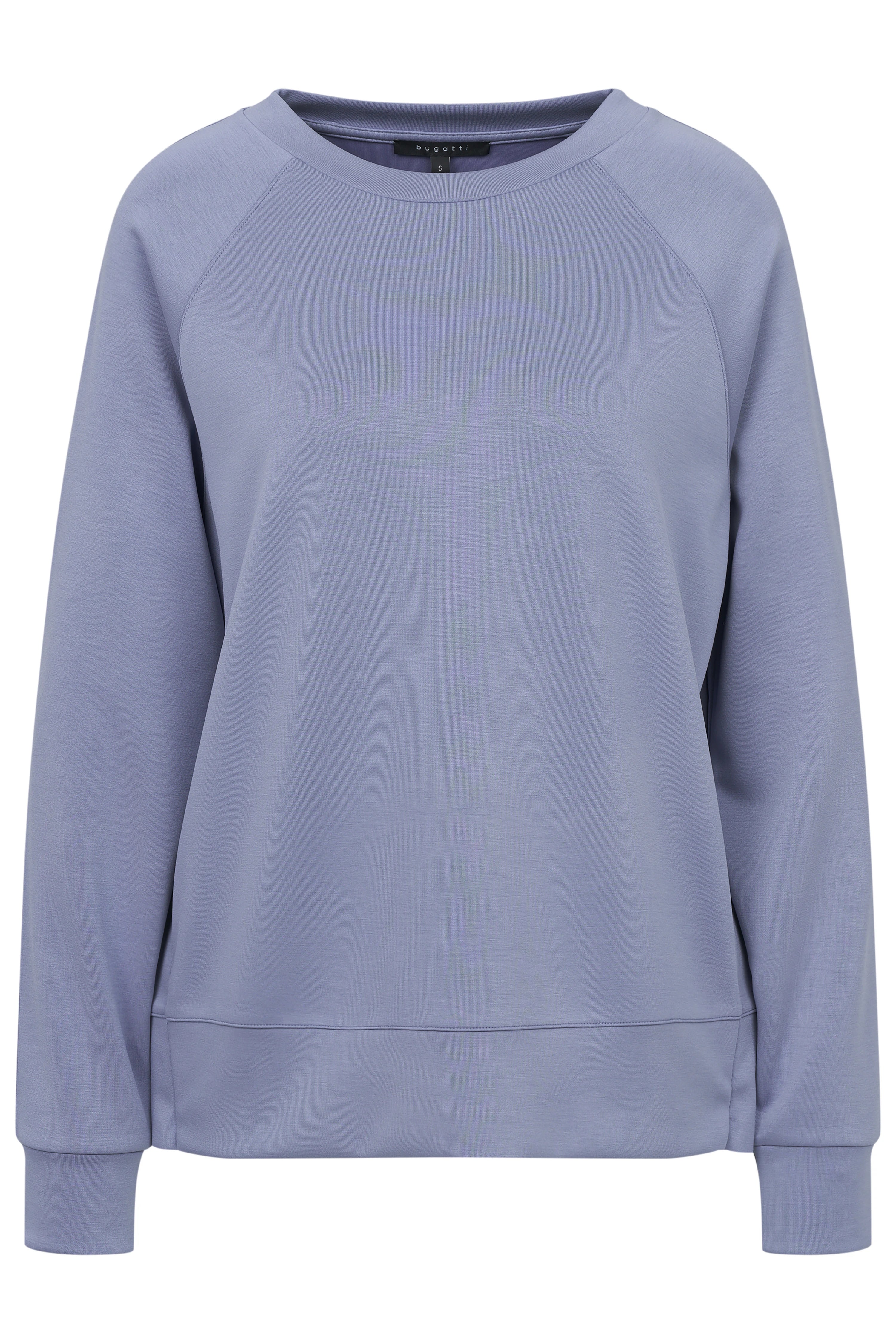 bugatti trui in lavendel, casual buste, eenvoudig ontwerp, perfect voor stijlvolle casual looks.