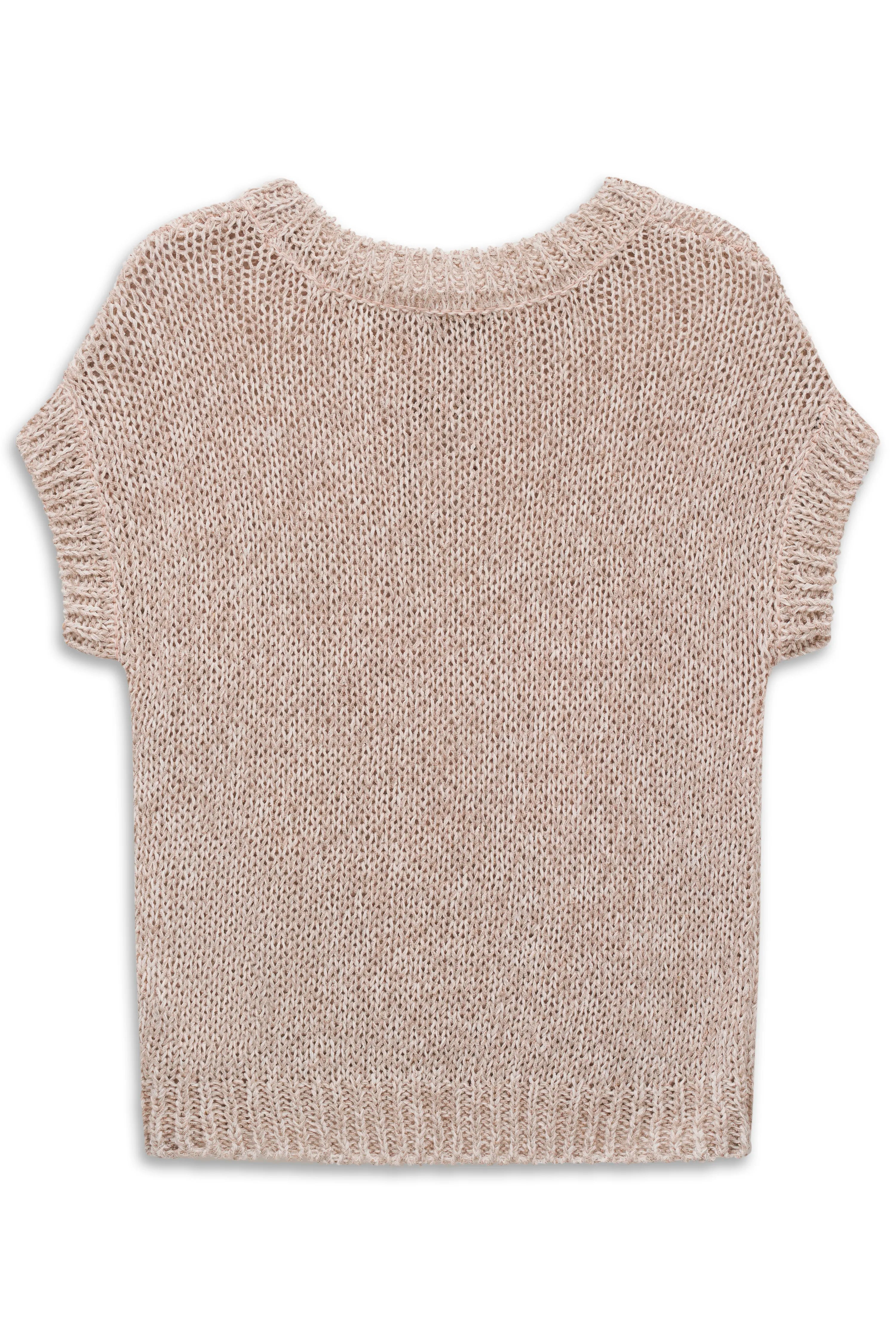 Strickpullunder in Beige von bugatti, Legerbild, hochwertige Materialien, zeitlose Eleganz.