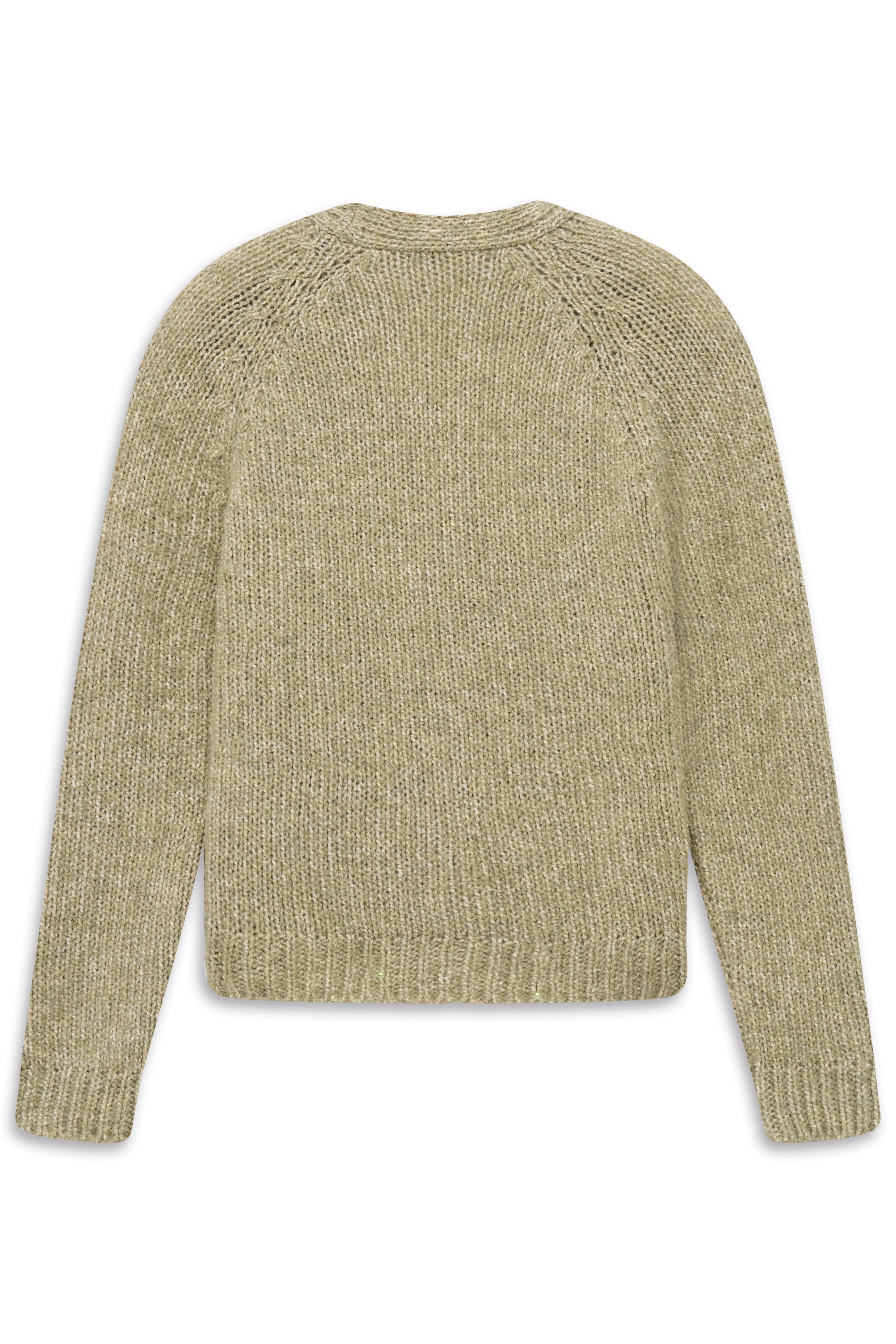 Strick-Cardigan in Beige von bugatti, Büstenbild, V-Ausschnitt, Knopfverschluss.