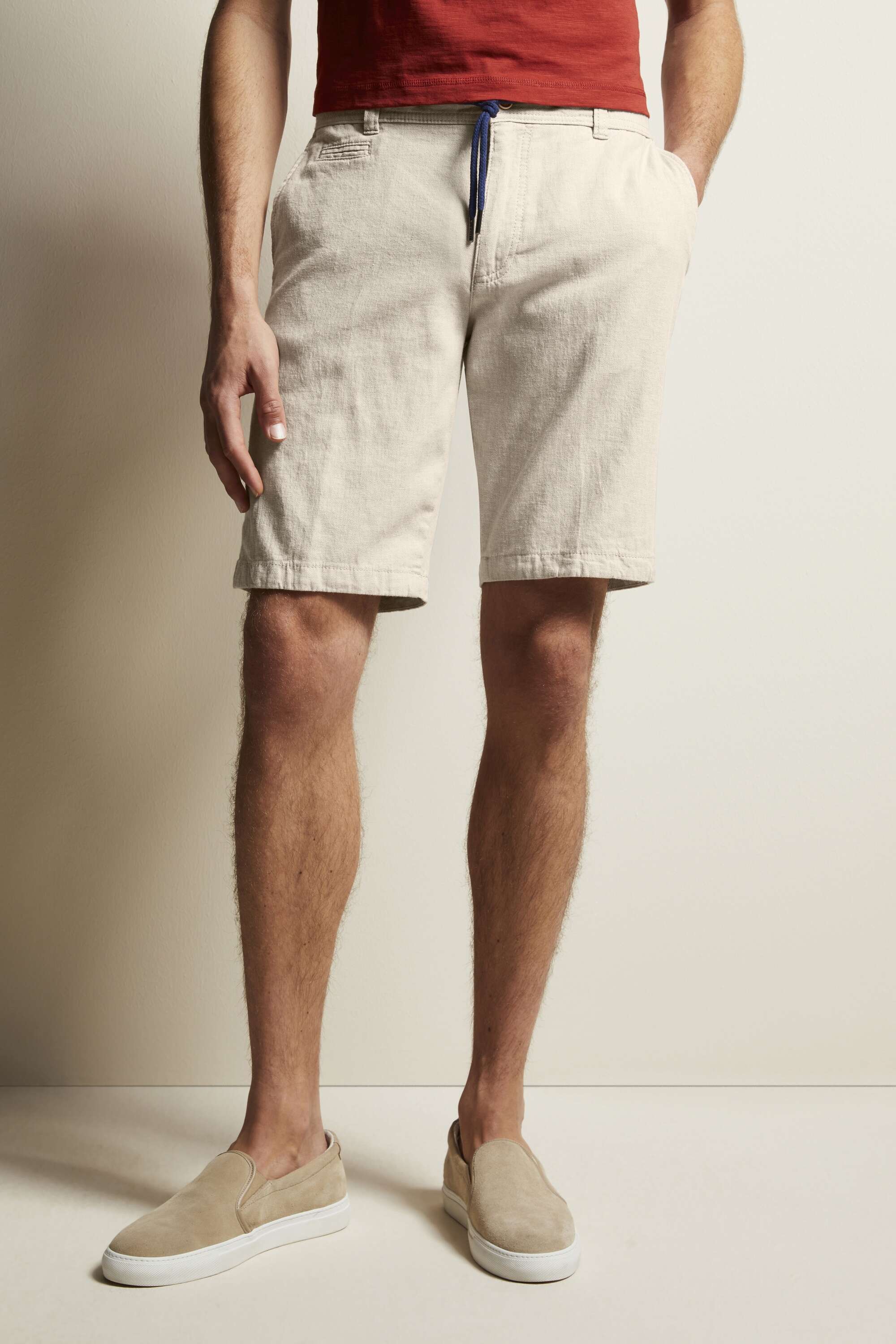 Bermuda With drawstring in ecru | bugatti