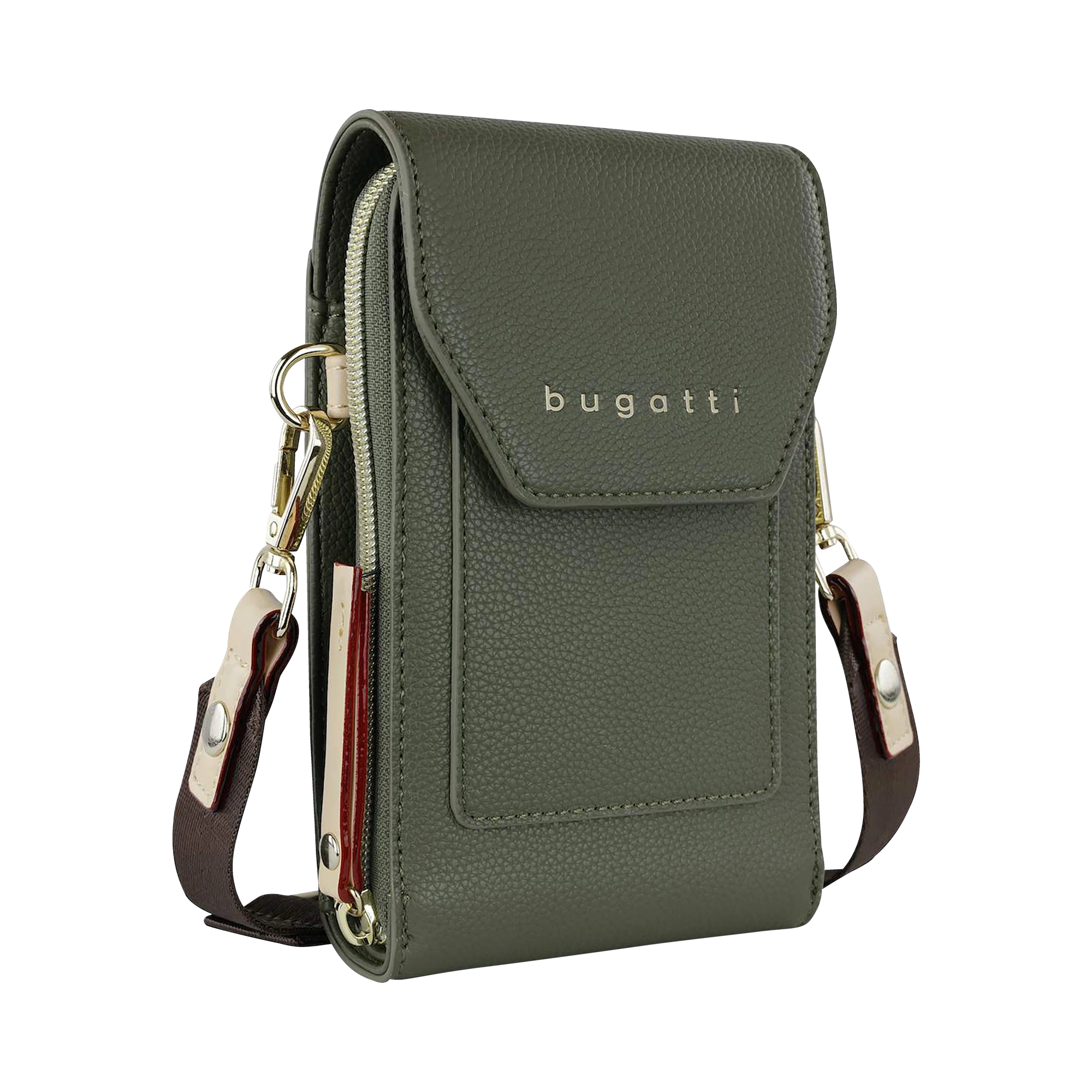 Crossover purse with a front pocket in black | bugatti