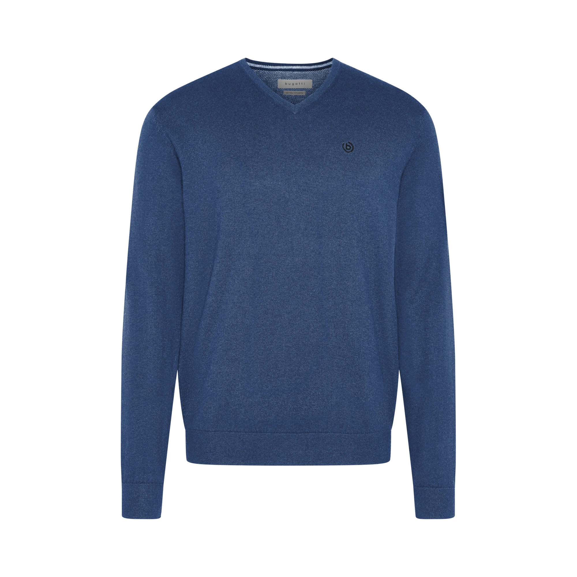 Bugatti Pullover mit V-Ausschnitt in marine