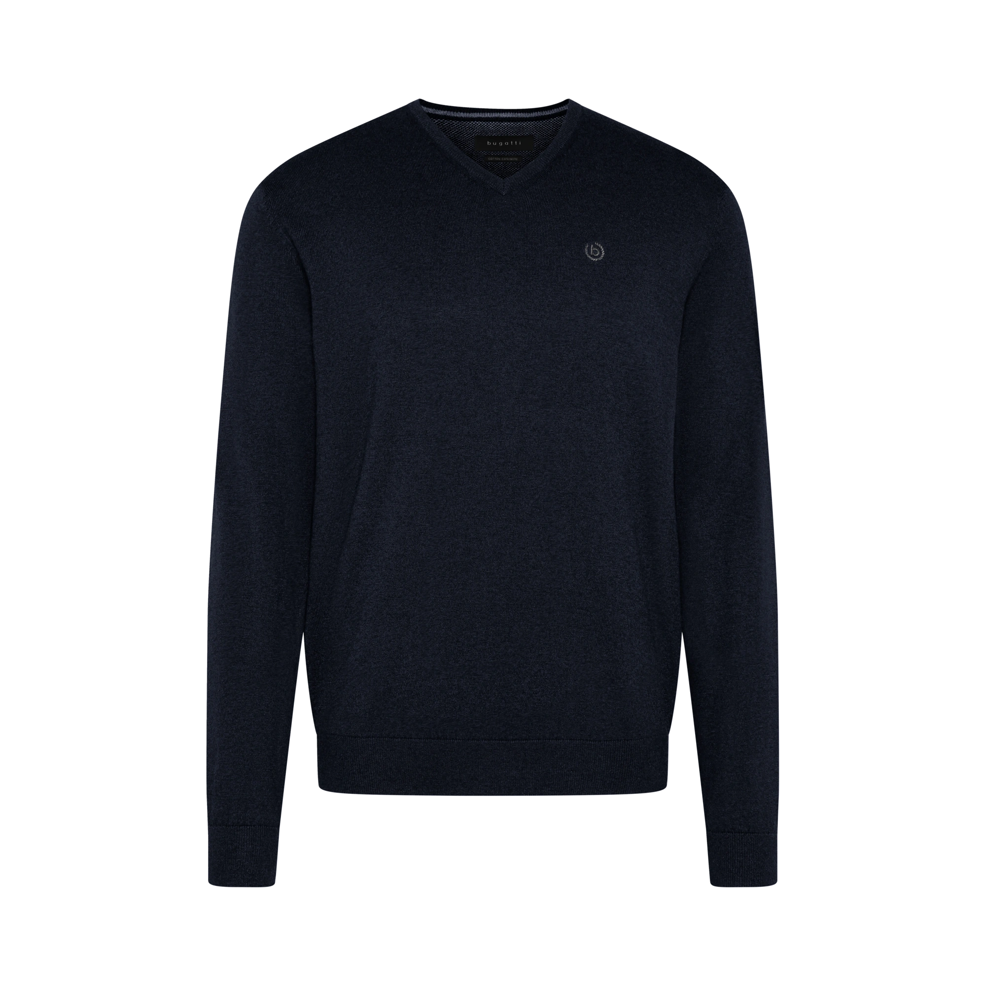 Bugatti Pullover mit V-Ausschnitt in marine