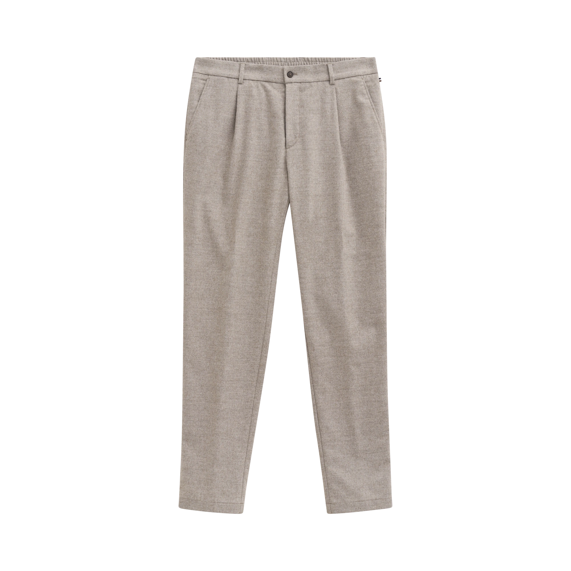 Anzughose eleganter Wollmix in beige
