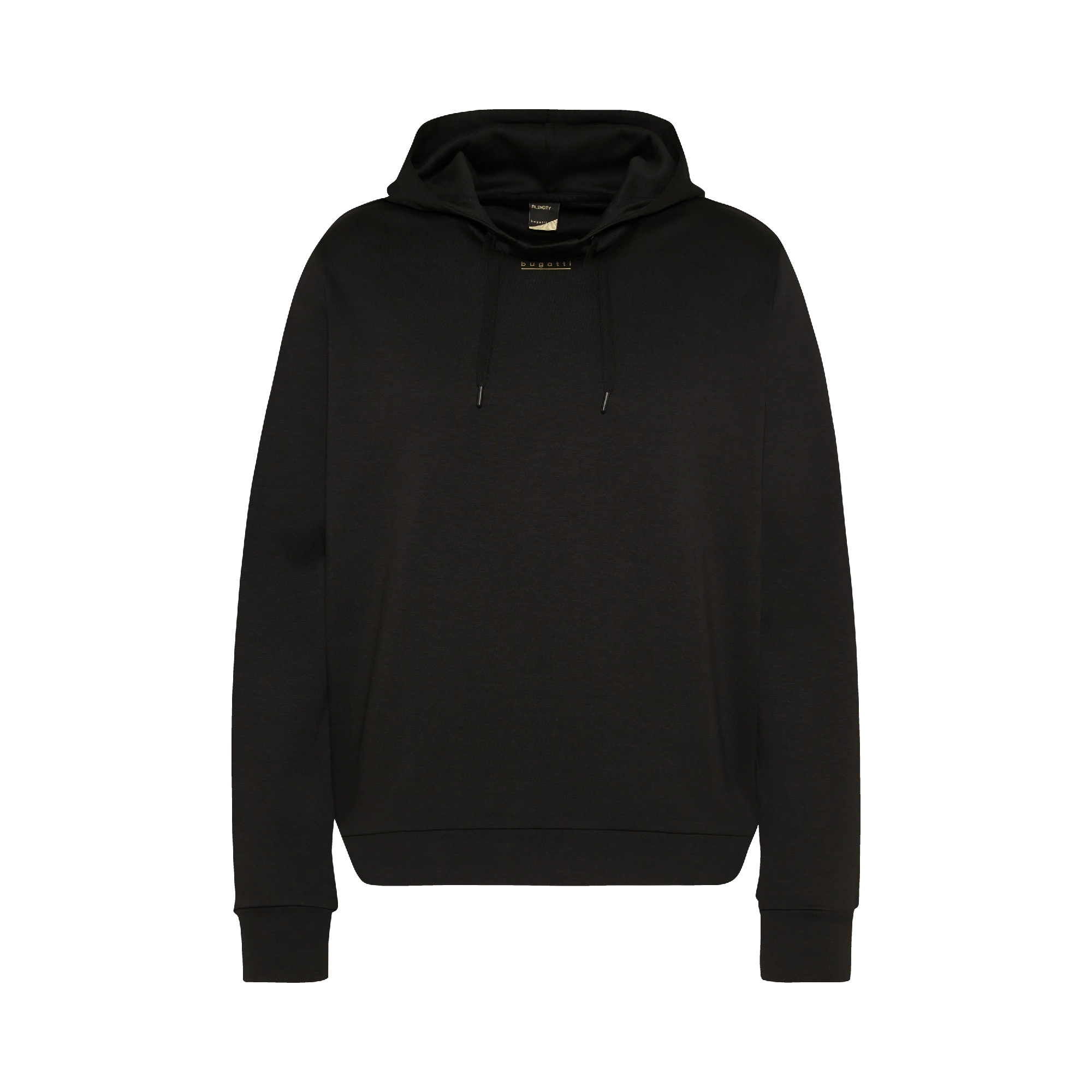 print gold sweatshirt bugatti With black small in logo | Hooded in