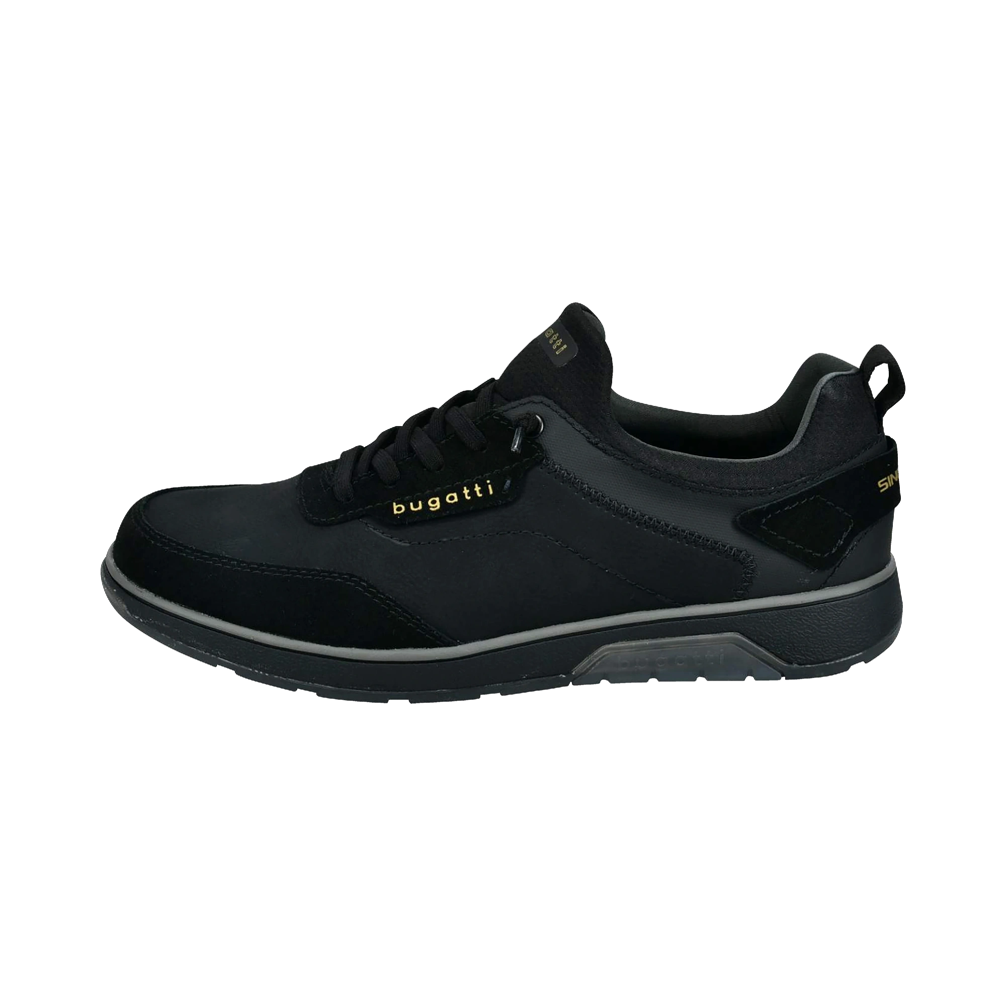 Bugatti Sneaker im sportiven Look in schwarz