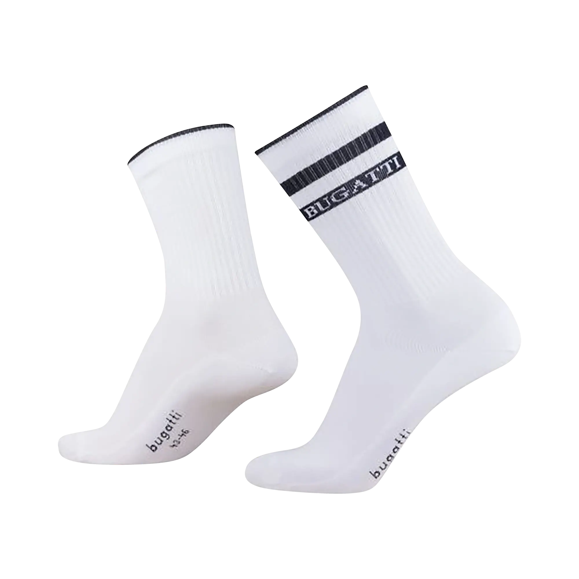 Tennissocken im 2er Set in sportlicher Retro-Optik in marine - Ansicht: Büste Front