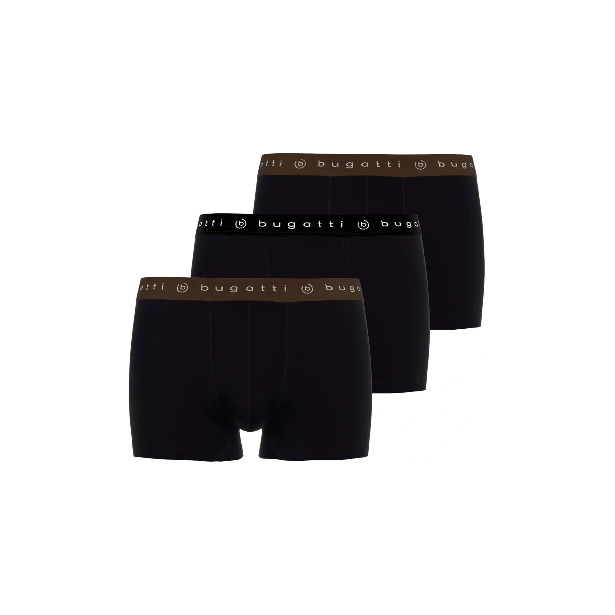 Boxer-Set (3er-Pack) in klassisch-sportlicher Passform in dunkelgrau - Ansicht: Büste Front