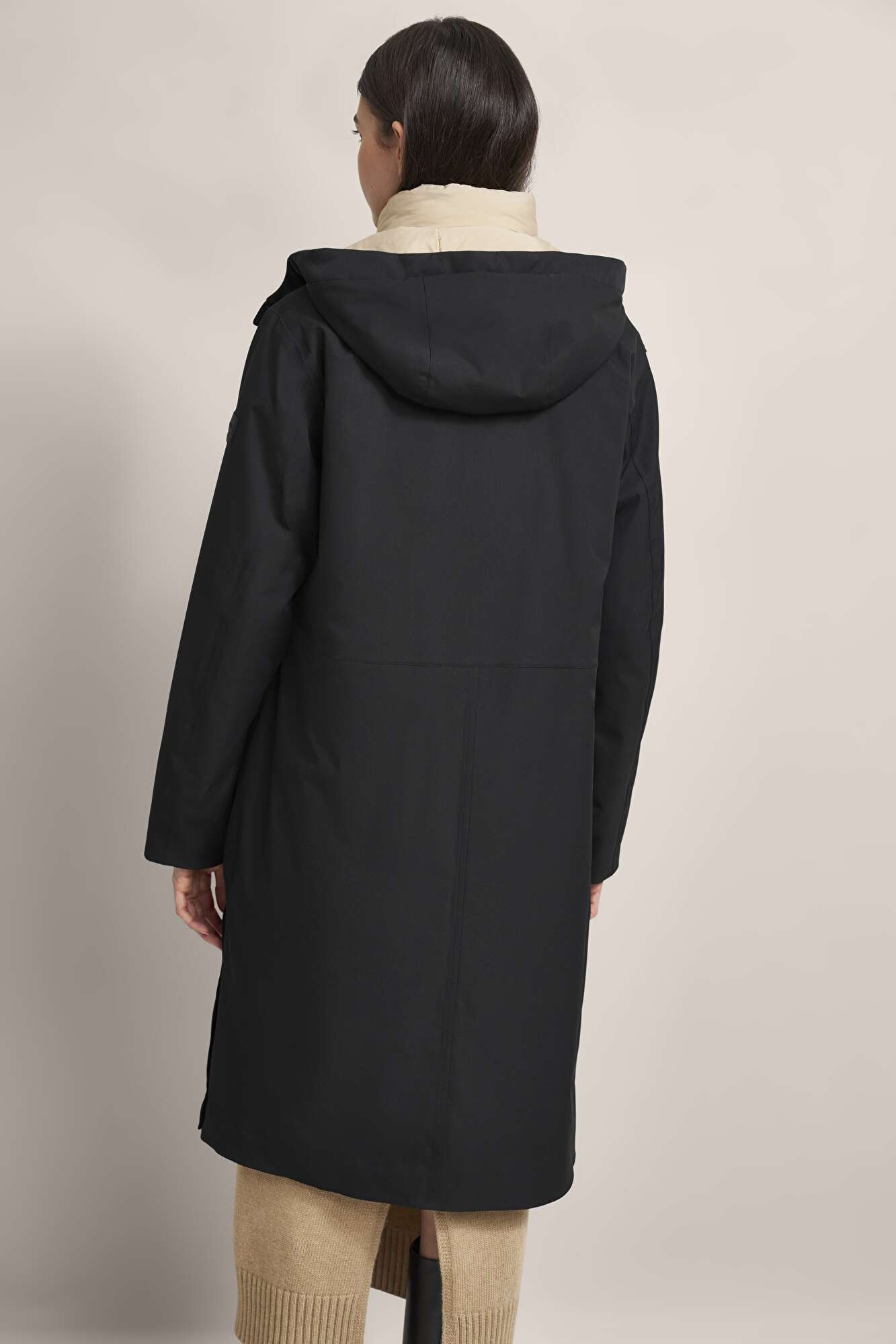 Raincoat with pseudo waistcoat in black | bugatti