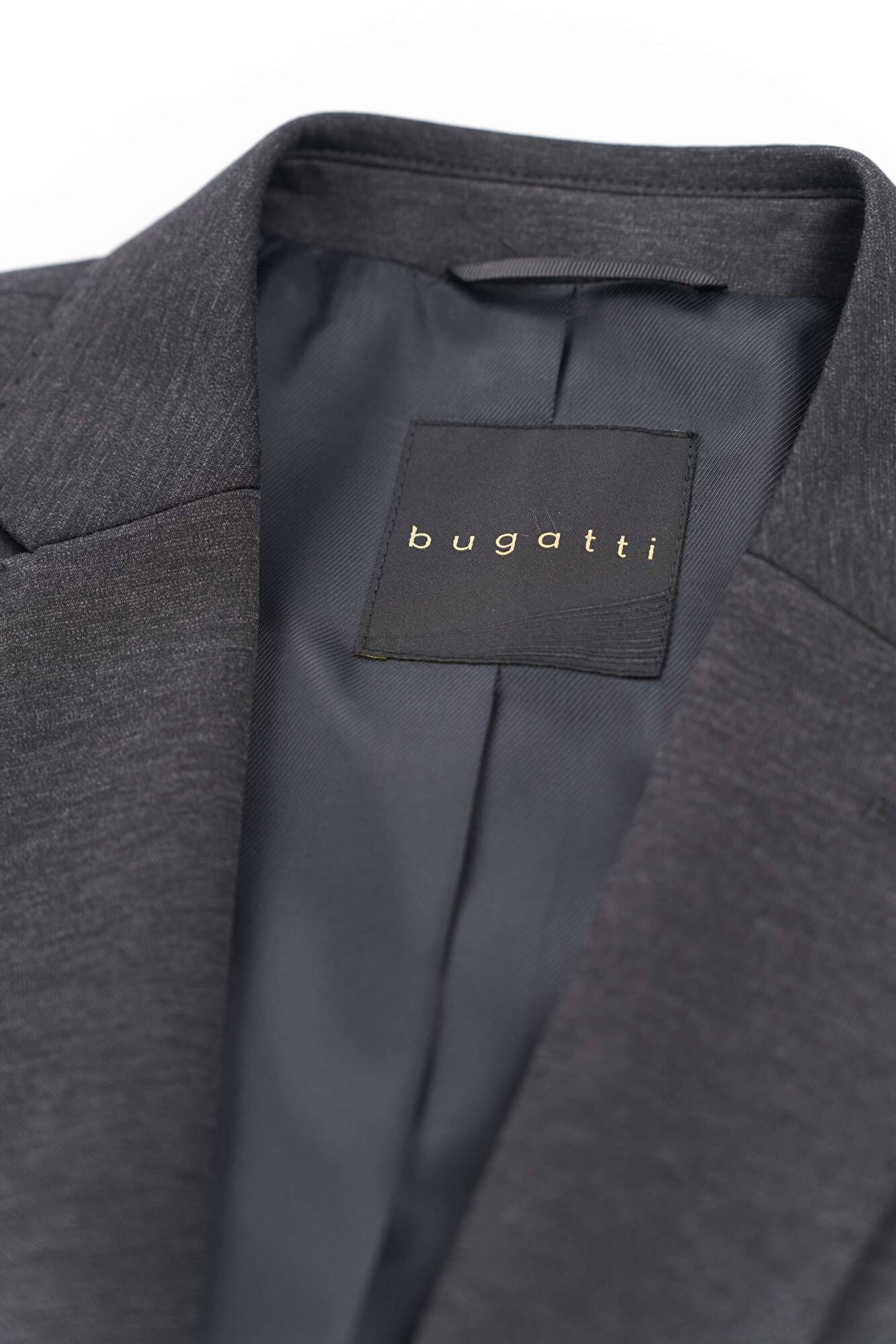 Jacket with subtle texture in dark grey | bugatti Jacket with subtle texture in dark grey | bugatti